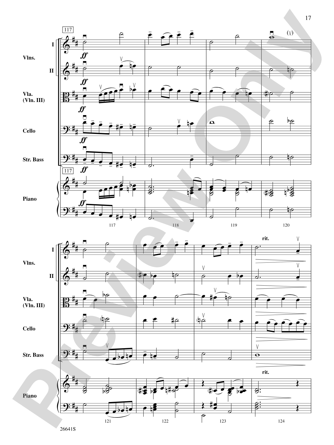 The Wizard of Oz: String Orchestra Conductor Score & Parts