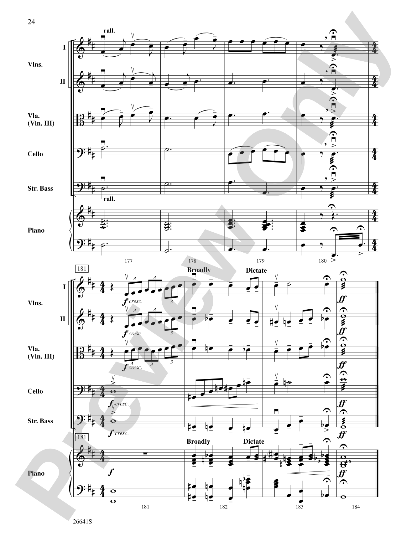 The Wizard of Oz: String Orchestra Conductor Score & Parts