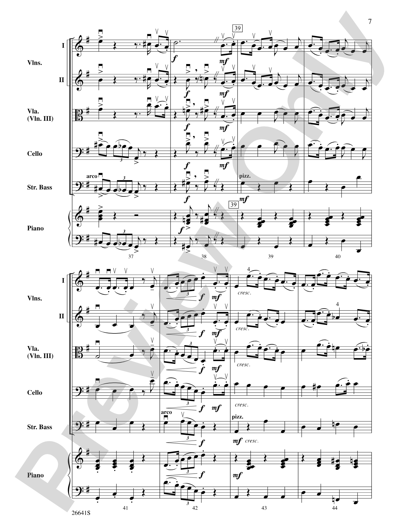 The Wizard of Oz: String Orchestra Conductor Score & Parts