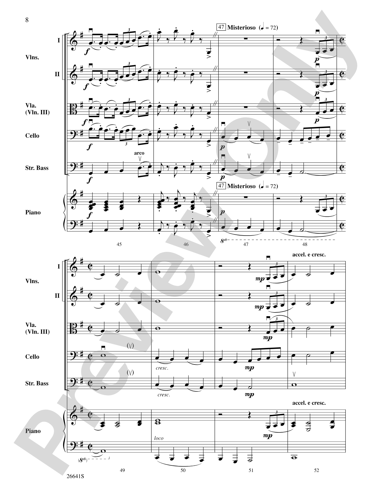 The Wizard of Oz: String Orchestra Conductor Score & Parts