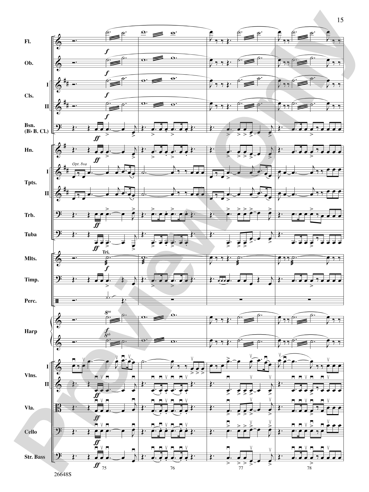Superman Returns: Full Orchestra Conductor Score & Parts