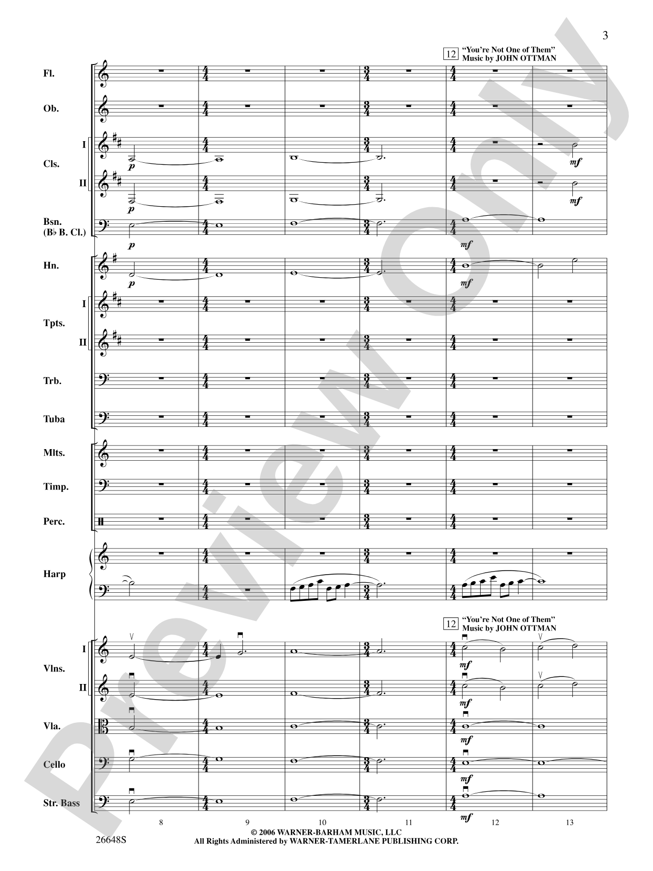Superman Returns: Full Orchestra Conductor Score & Parts