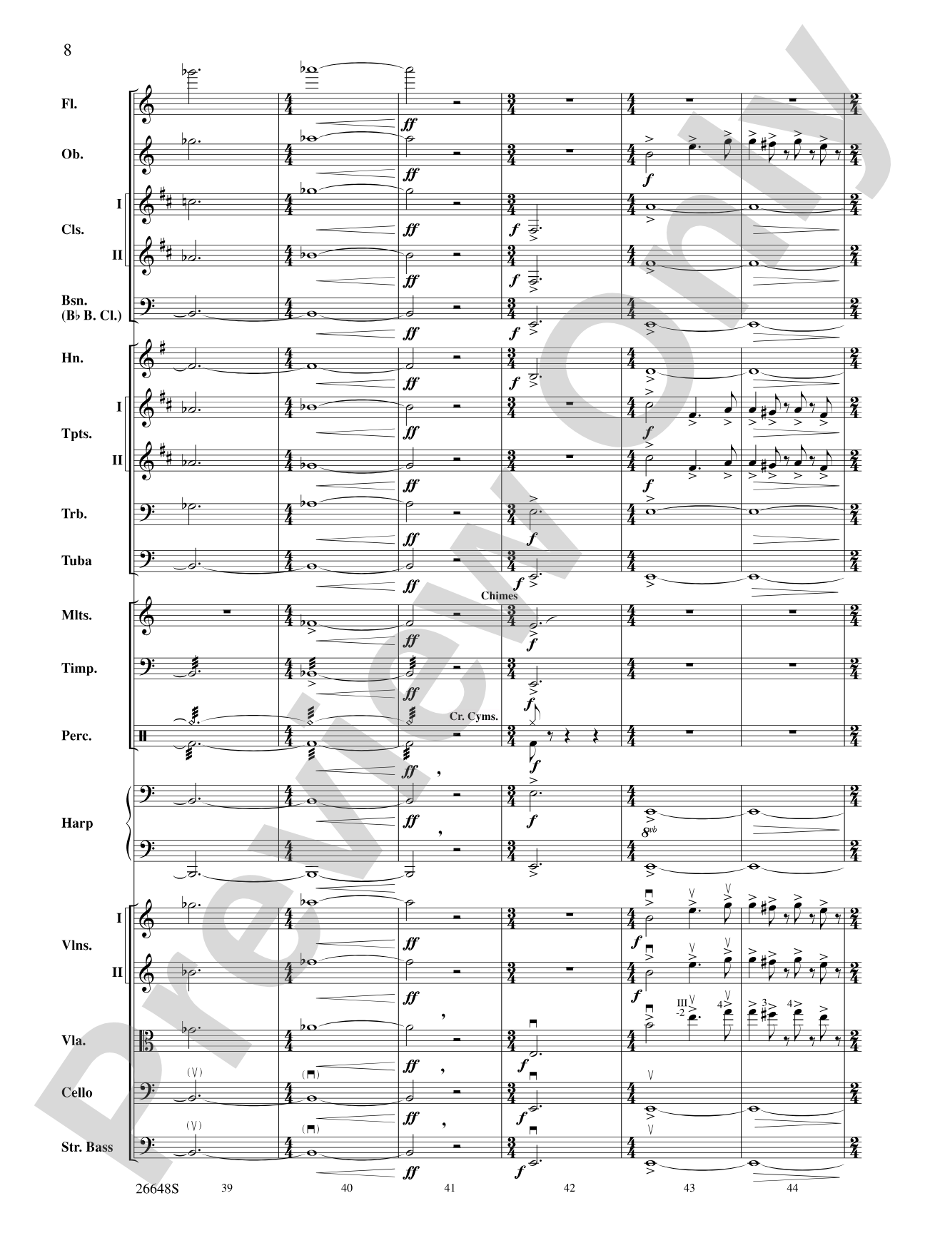 Superman Returns: Full Orchestra Conductor Score & Parts