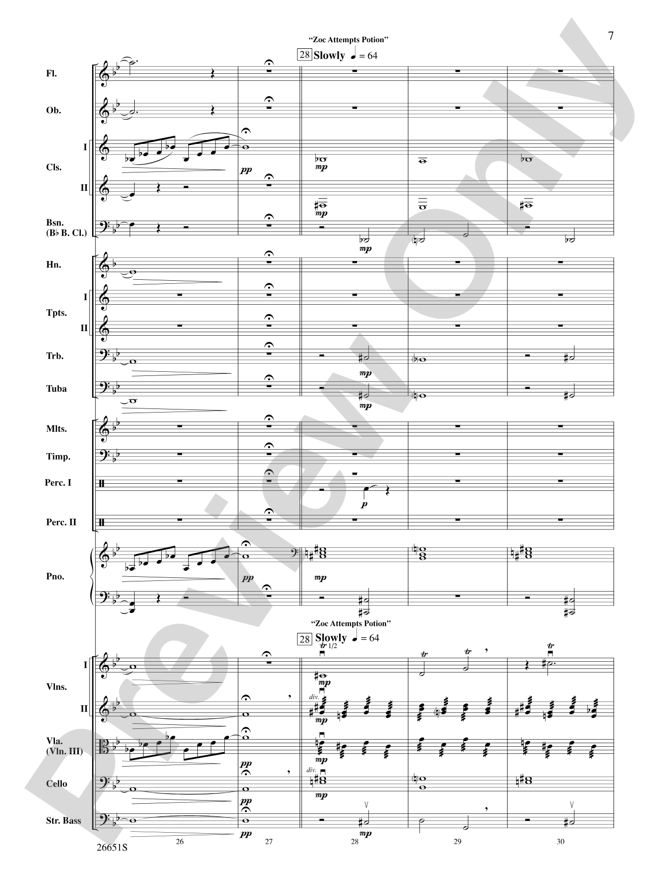 The Ant Bully: Full Orchestra Conductor Score & Parts