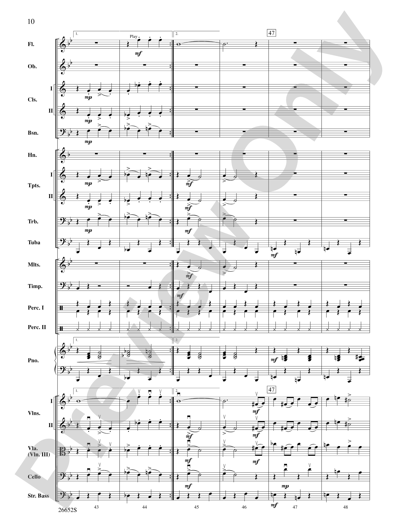 Leroy Anderson Favorites: Full Orchestra Conductor Score & Parts