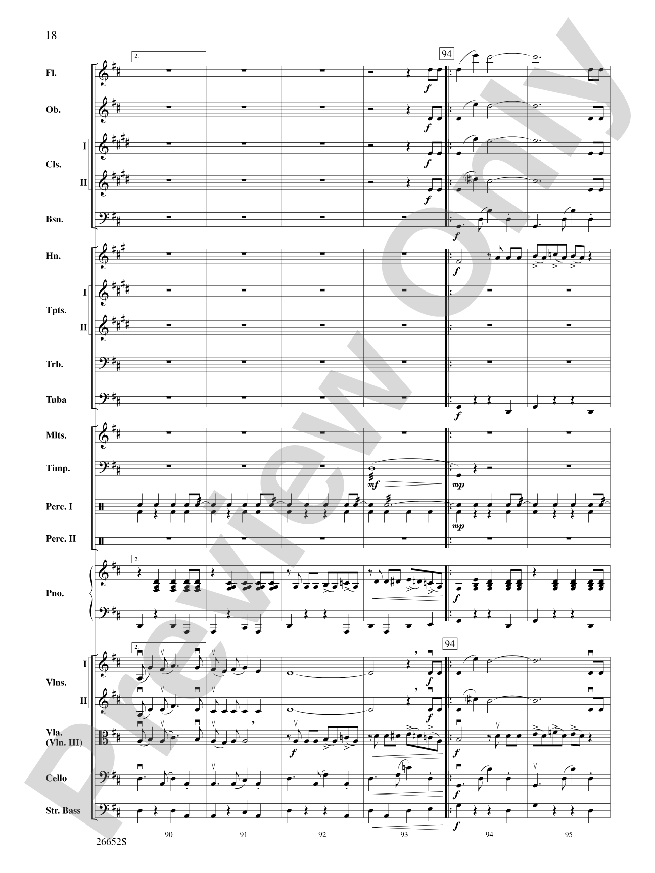 Leroy Anderson Favorites: Full Orchestra Conductor Score & Parts