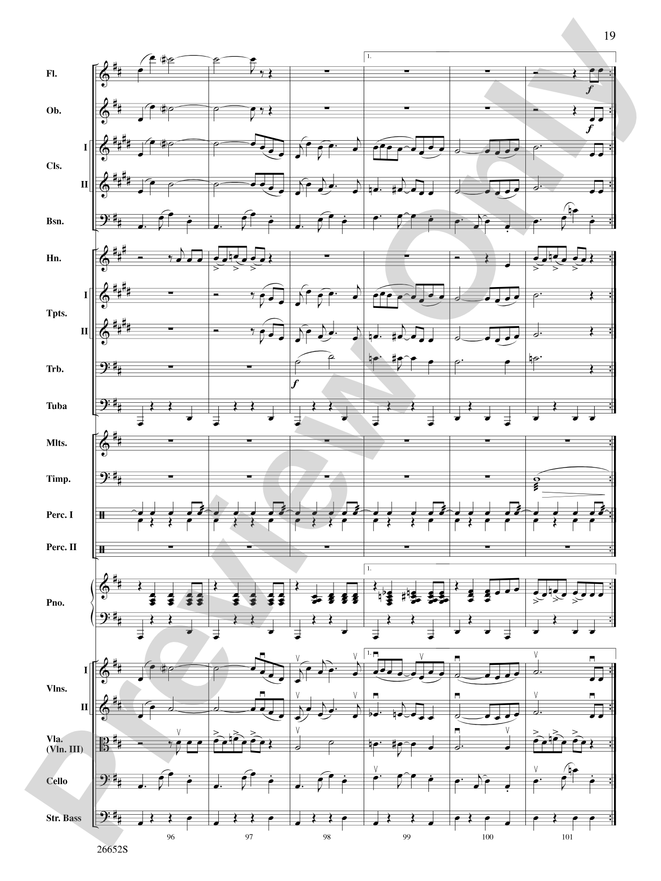 Leroy Anderson Favorites: Full Orchestra Conductor Score & Parts
