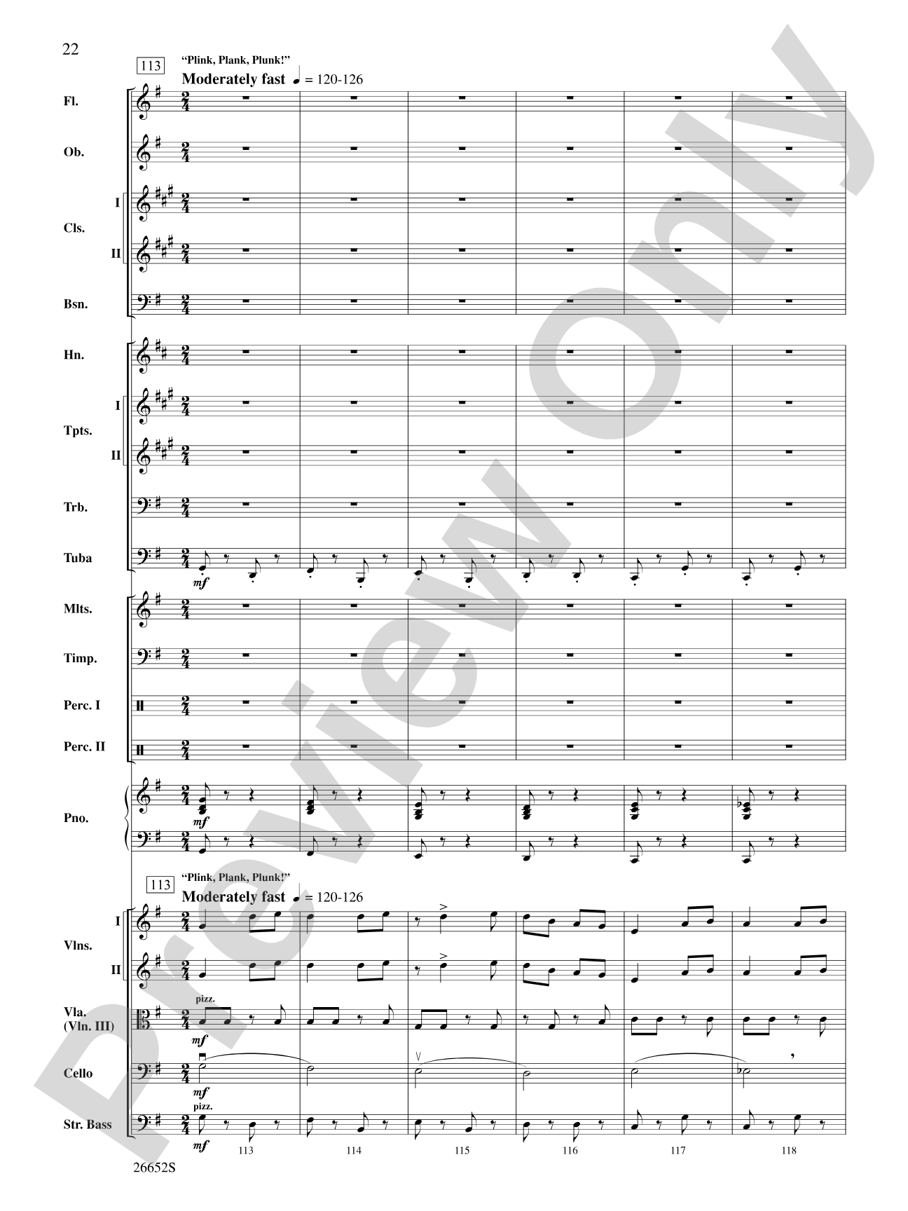 Leroy Anderson Favorites: Full Orchestra Conductor Score & Parts