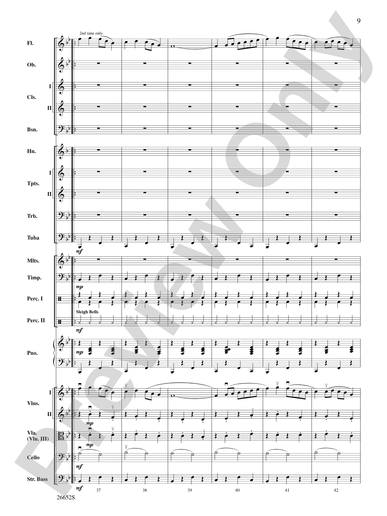 Leroy Anderson Favorites: Full Orchestra Conductor Score & Parts