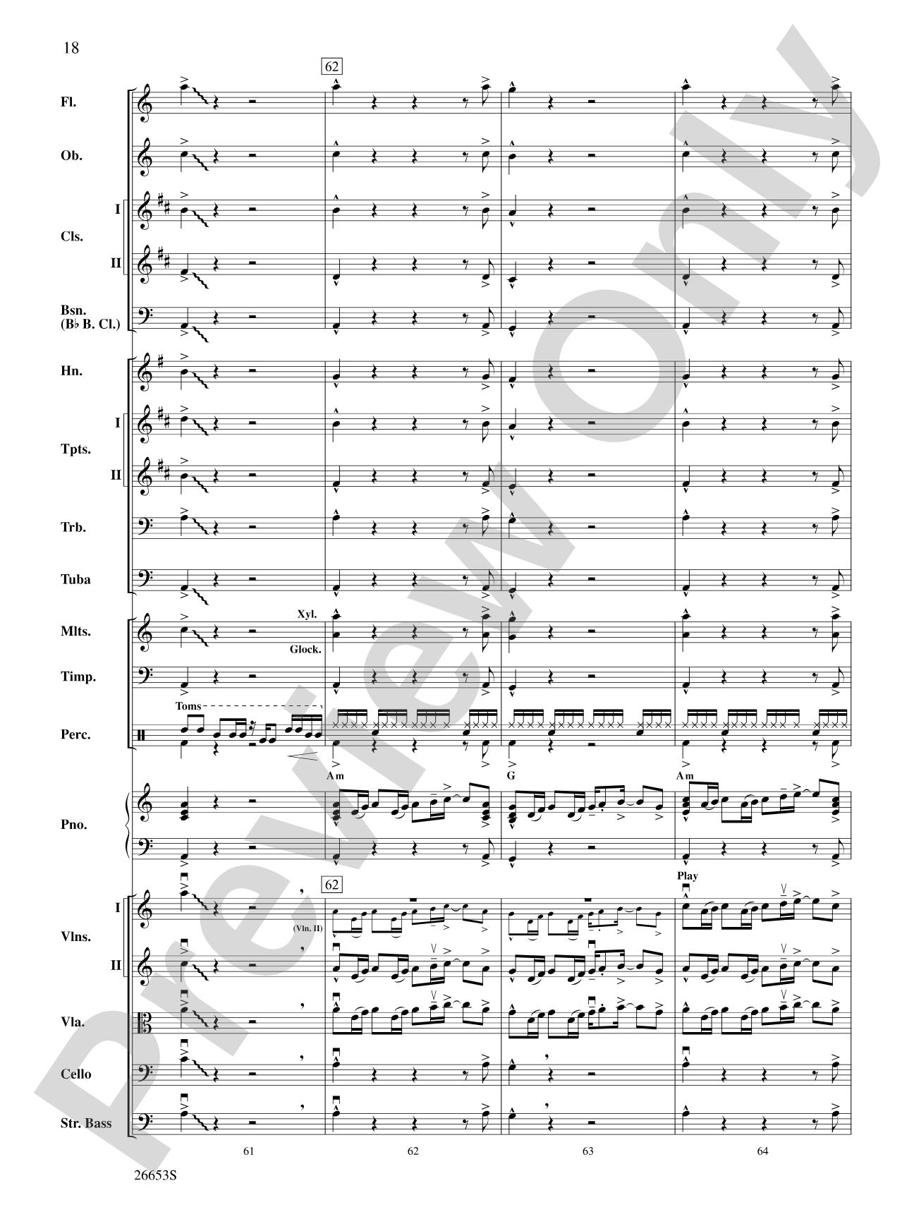 Gloria Estefan Rocks: Full Orchestra Conductor Score & Parts