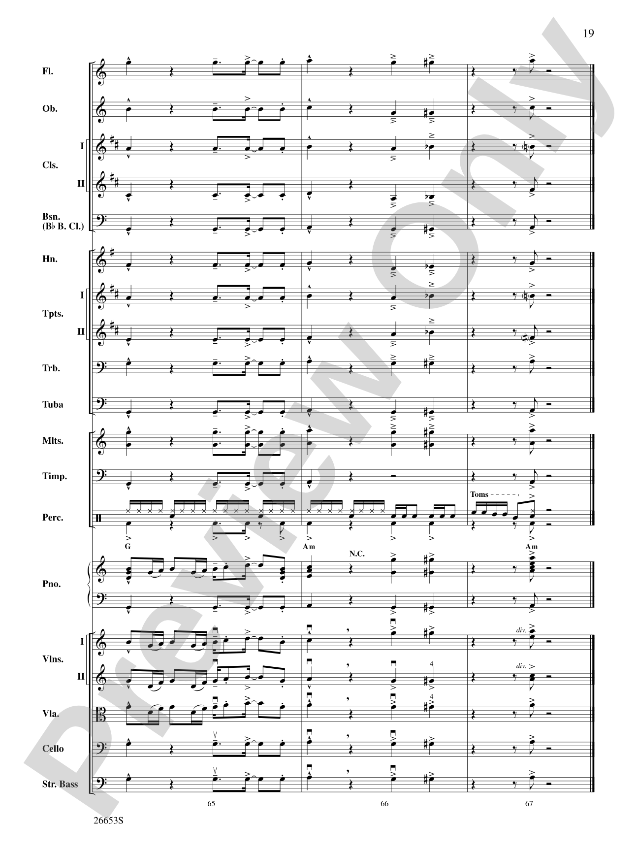 Gloria Estefan Rocks: Full Orchestra Conductor Score & Parts