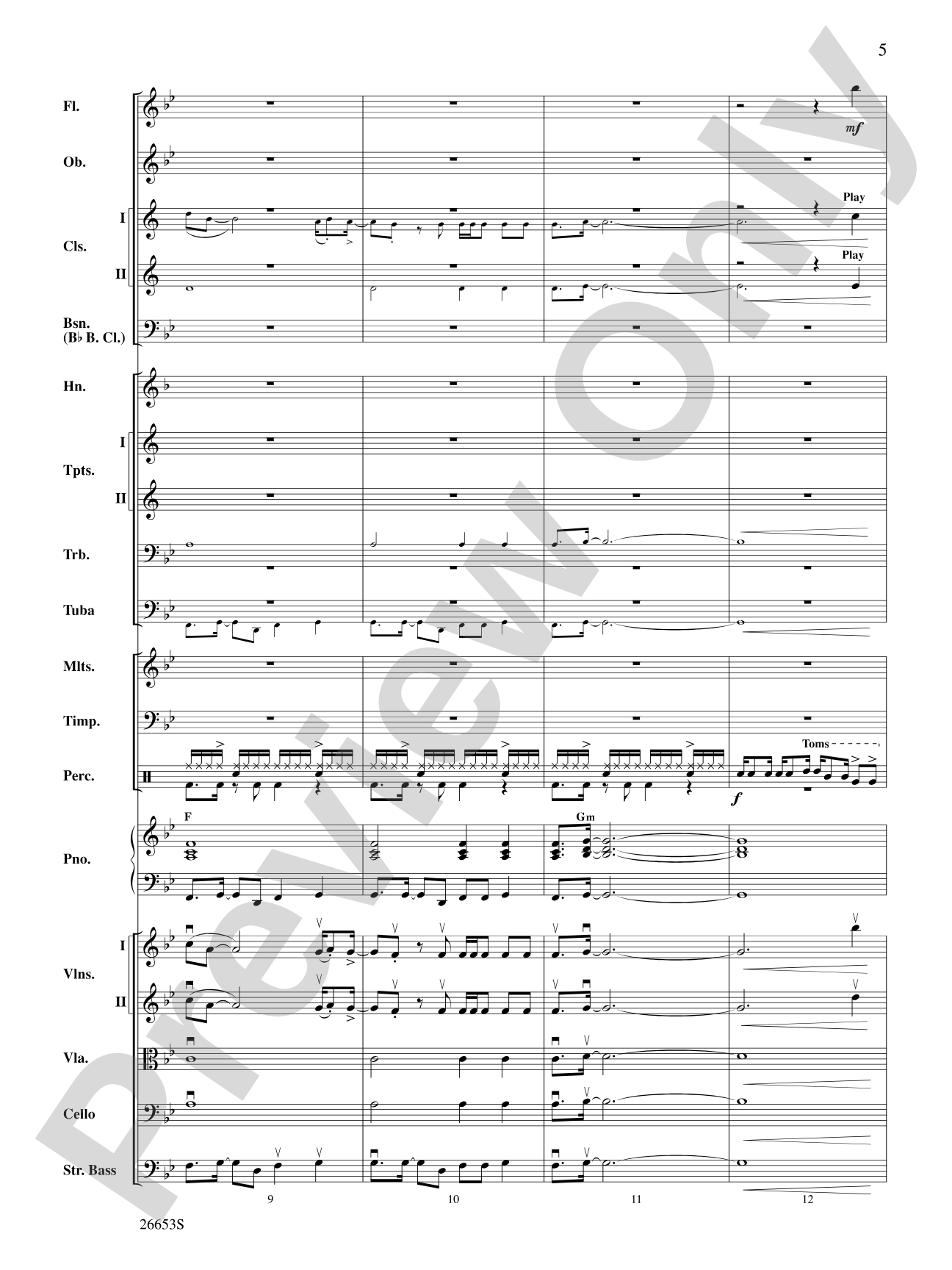 Gloria Estefan Rocks: Full Orchestra Conductor Score & Parts