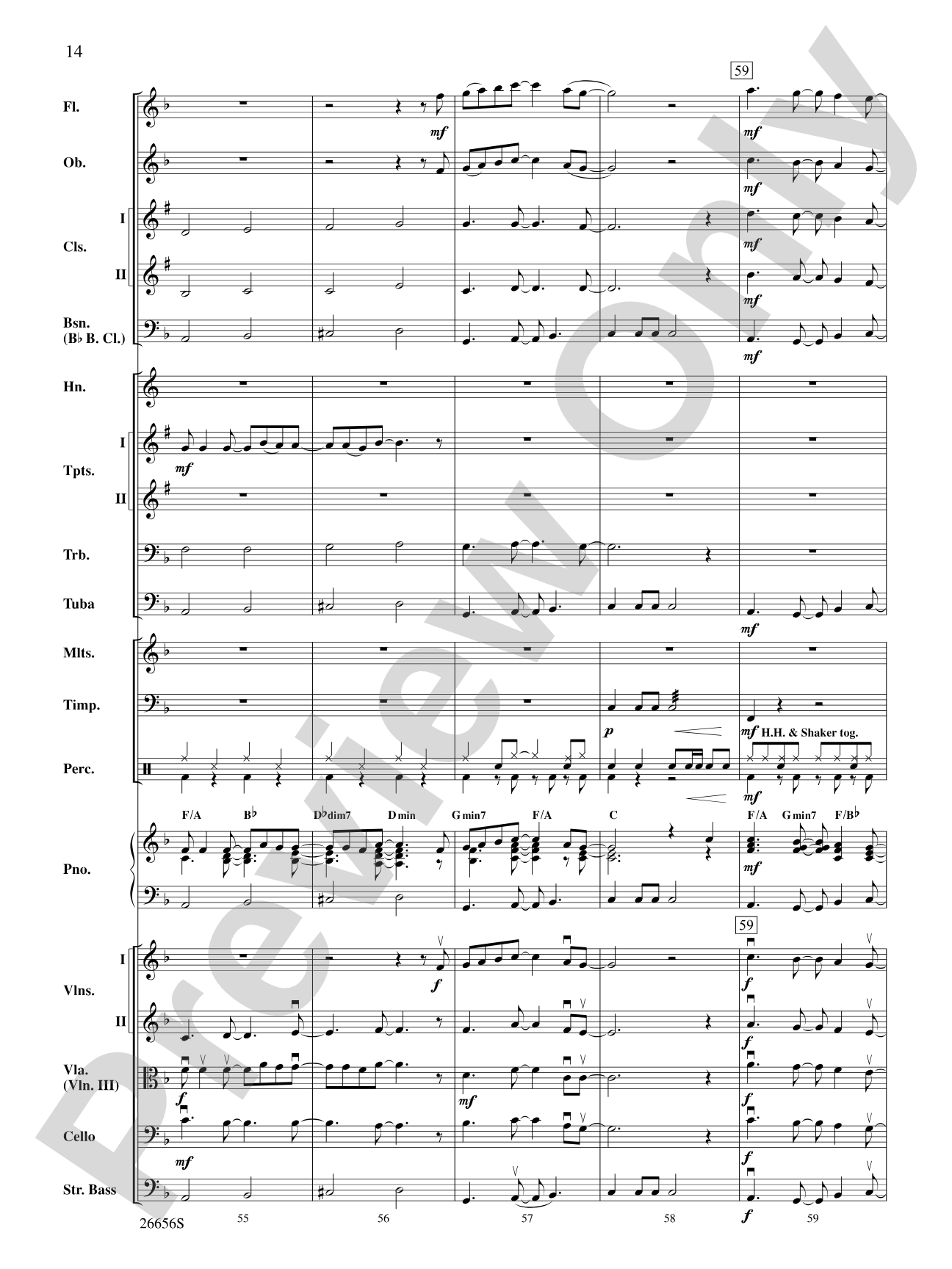 James Taylor in Concert: Full Orchestra Conductor Score & Parts