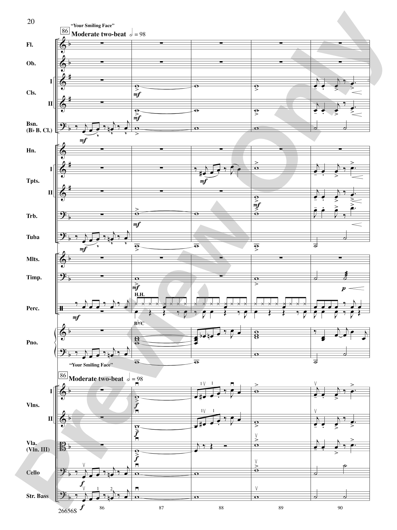 James Taylor in Concert: Full Orchestra Conductor Score & Parts