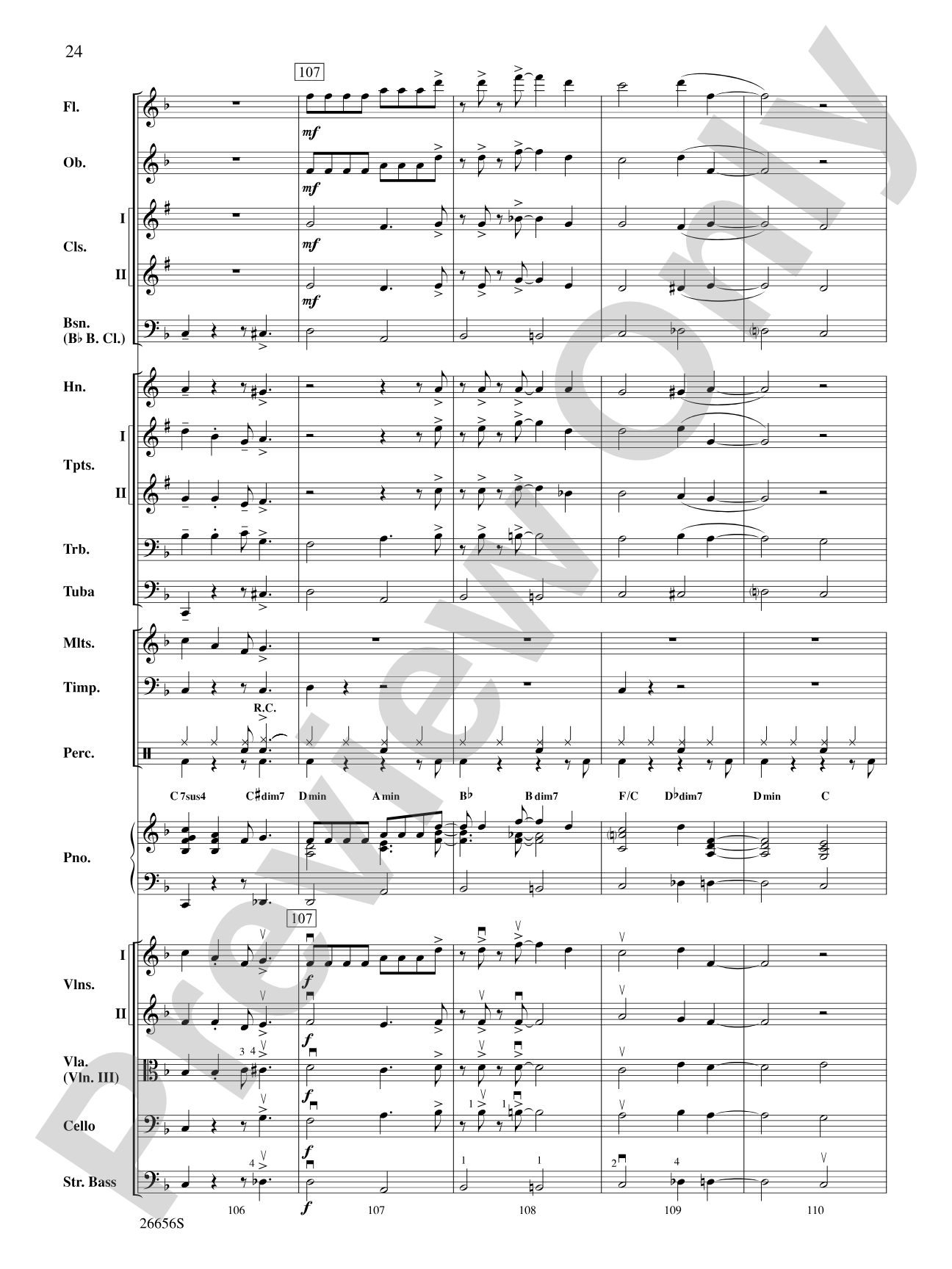 James Taylor in Concert: Full Orchestra Conductor Score & Parts