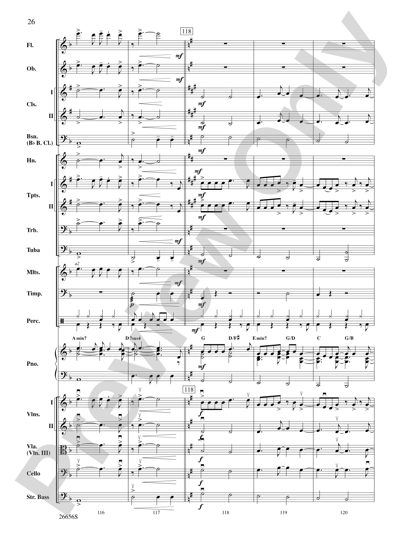 James Taylor in Concert: Full Orchestra Conductor Score & Parts