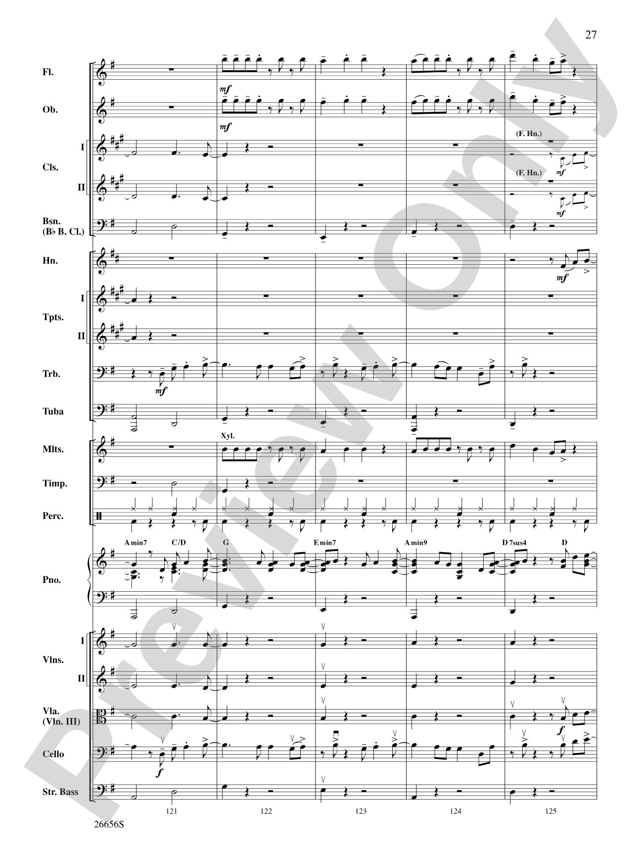 James Taylor in Concert: Full Orchestra Conductor Score & Parts