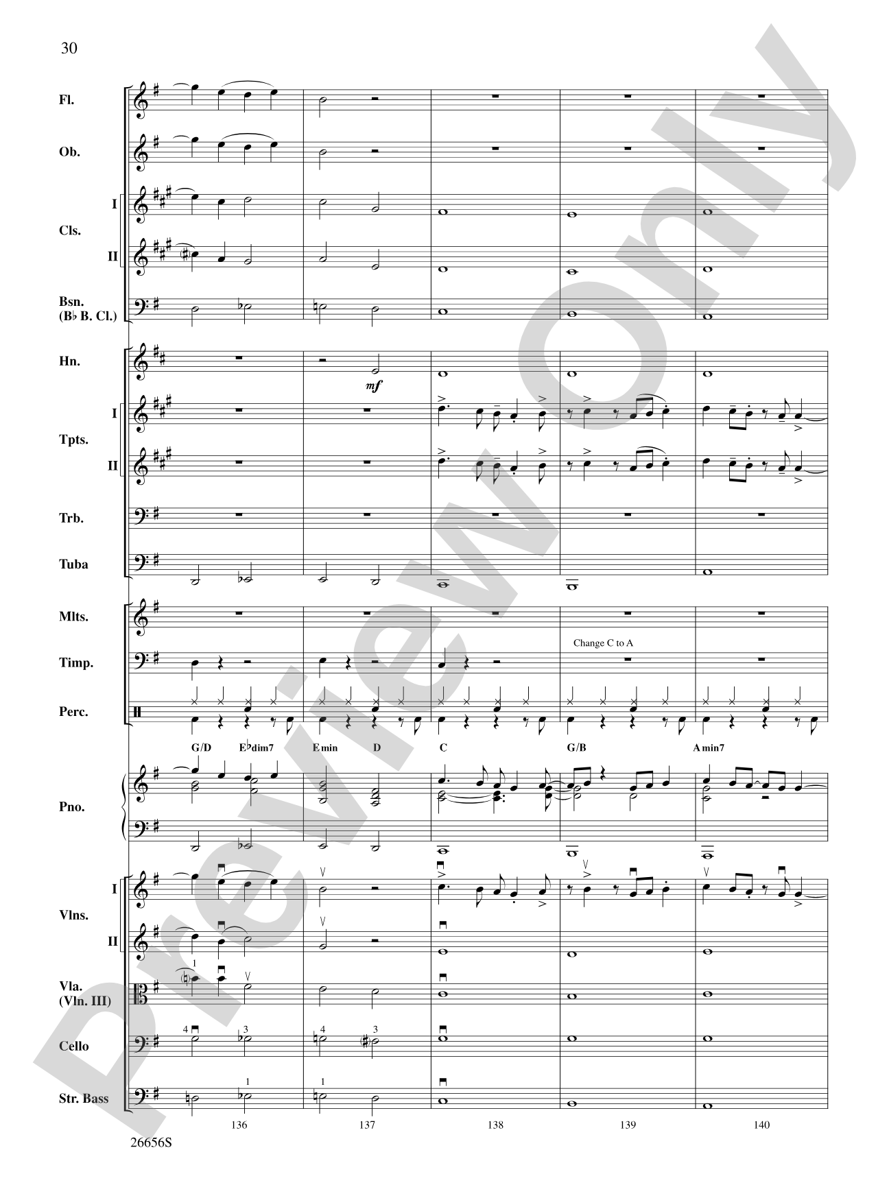 James Taylor in Concert: Full Orchestra Conductor Score & Parts