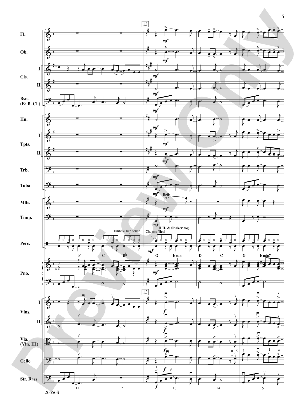 James Taylor in Concert: Full Orchestra Conductor Score & Parts
