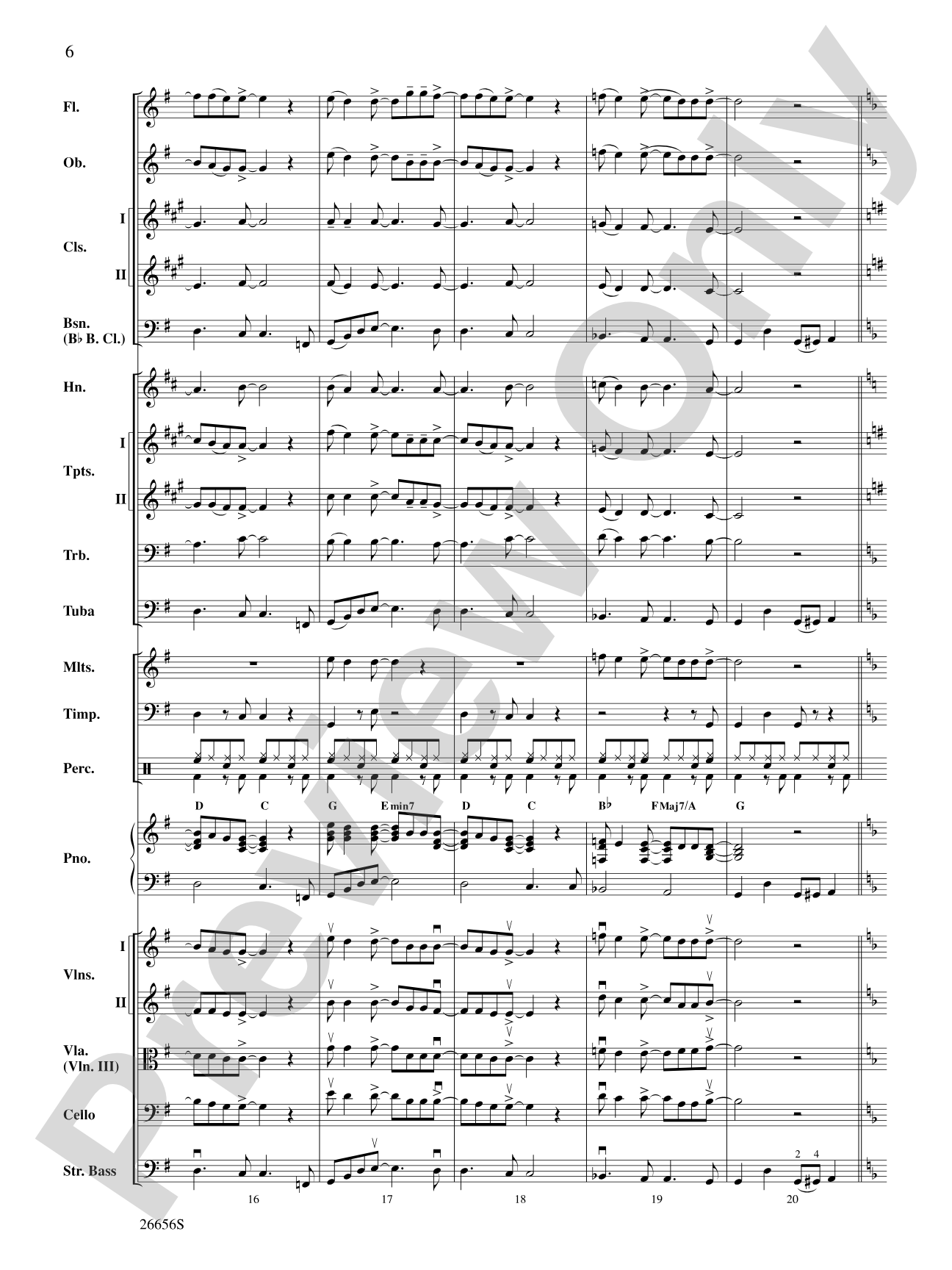 James Taylor in Concert: Full Orchestra Conductor Score & Parts