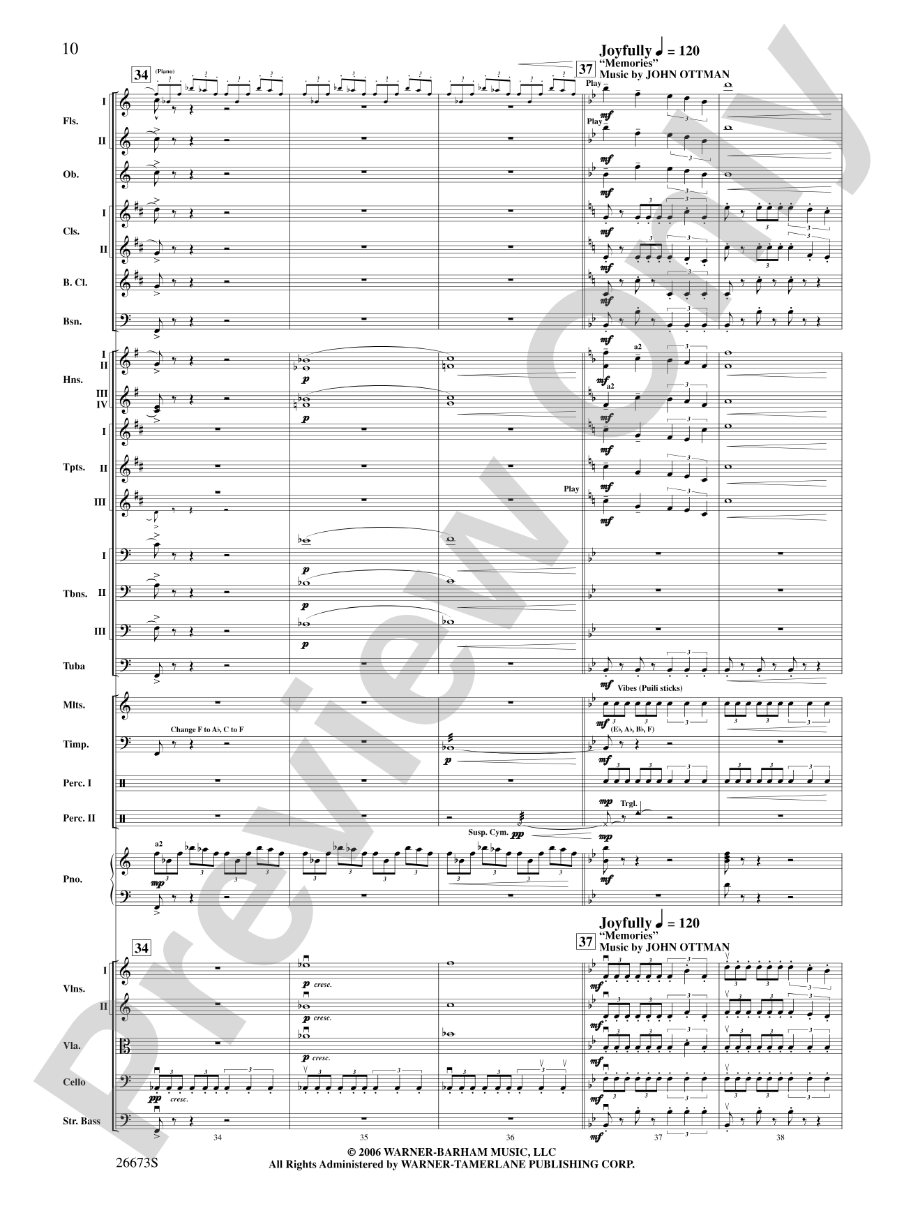 Superman Returns, Concert Selections from: Full Orchestra Conductor Score & Parts