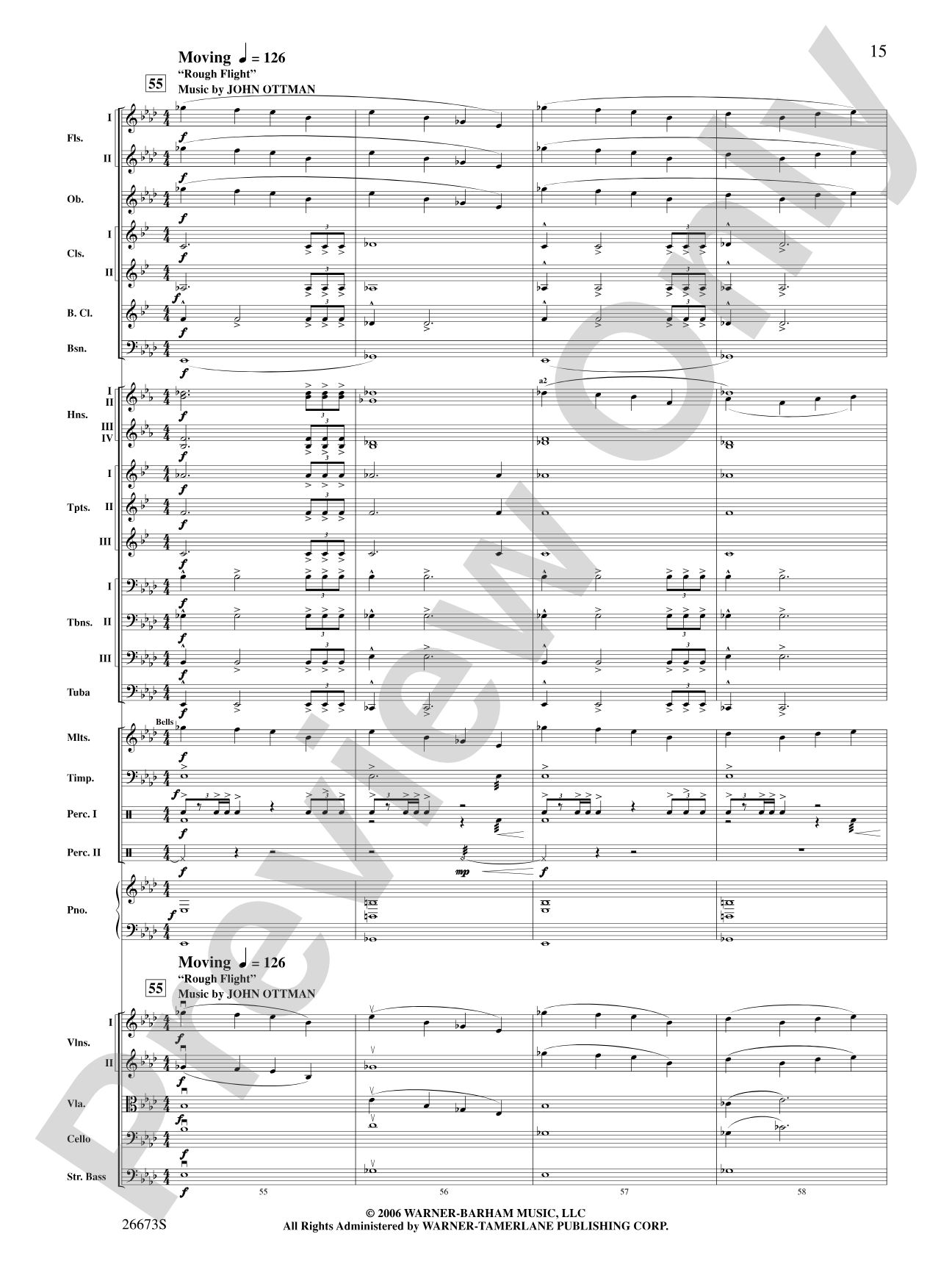 Superman Returns, Concert Selections from: Full Orchestra Conductor Score & Parts