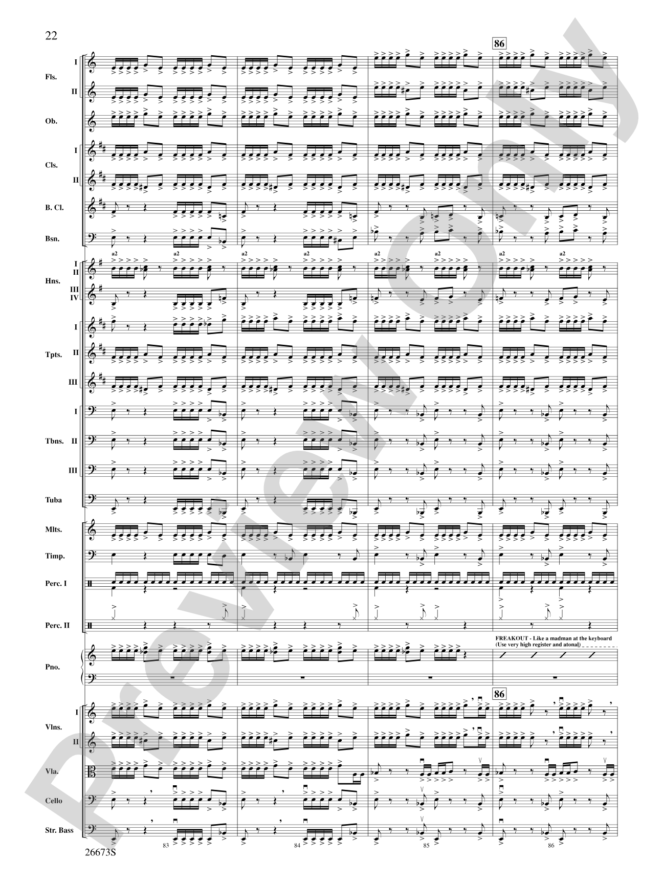 Superman Returns, Concert Selections from: Full Orchestra Conductor Score & Parts
