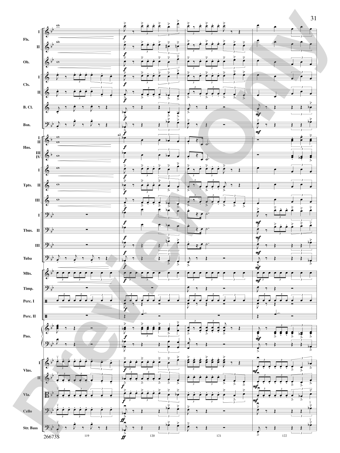 Superman Returns, Concert Selections from: Full Orchestra Conductor Score & Parts
