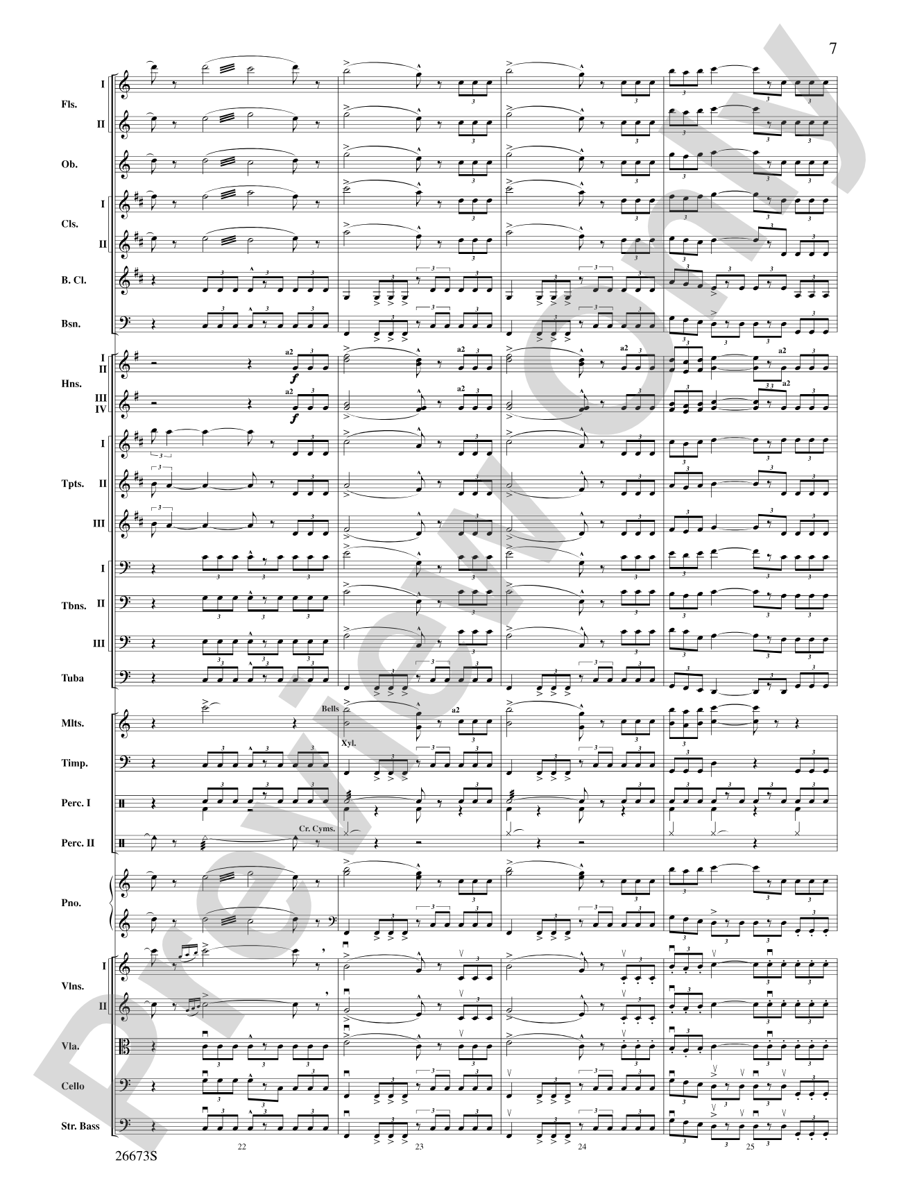 Superman Returns, Concert Selections from: Full Orchestra Conductor Score & Parts