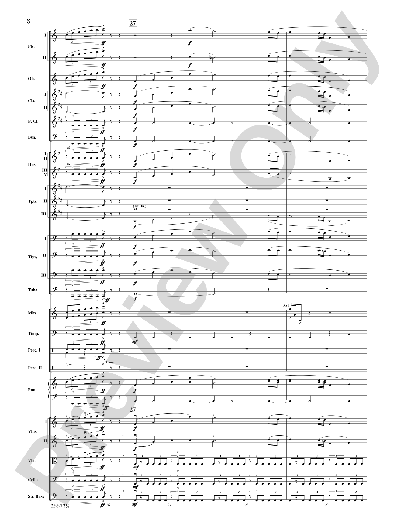 Superman Returns, Concert Selections from: Full Orchestra Conductor Score & Parts