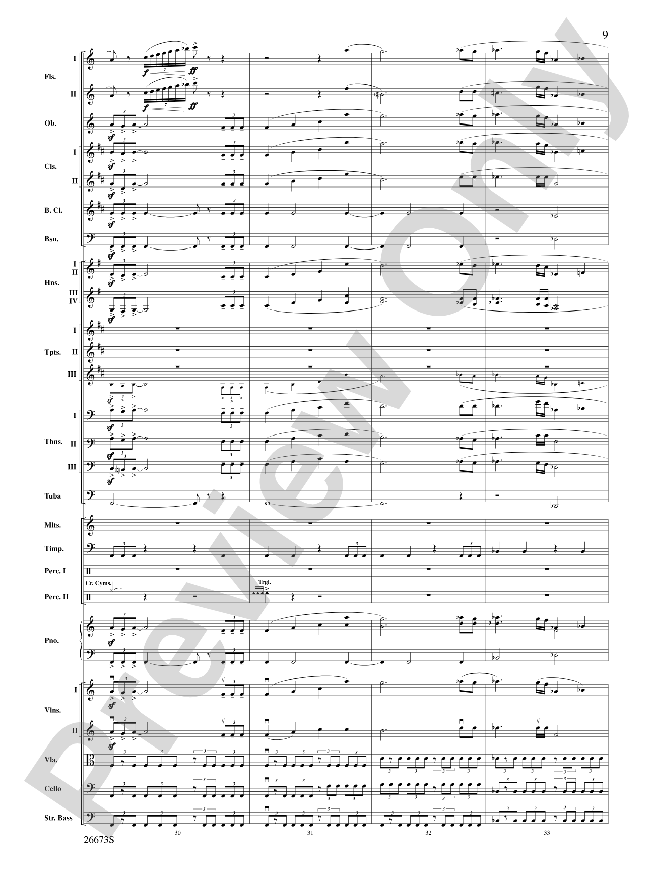Superman Returns, Concert Selections from: Full Orchestra Conductor Score & Parts