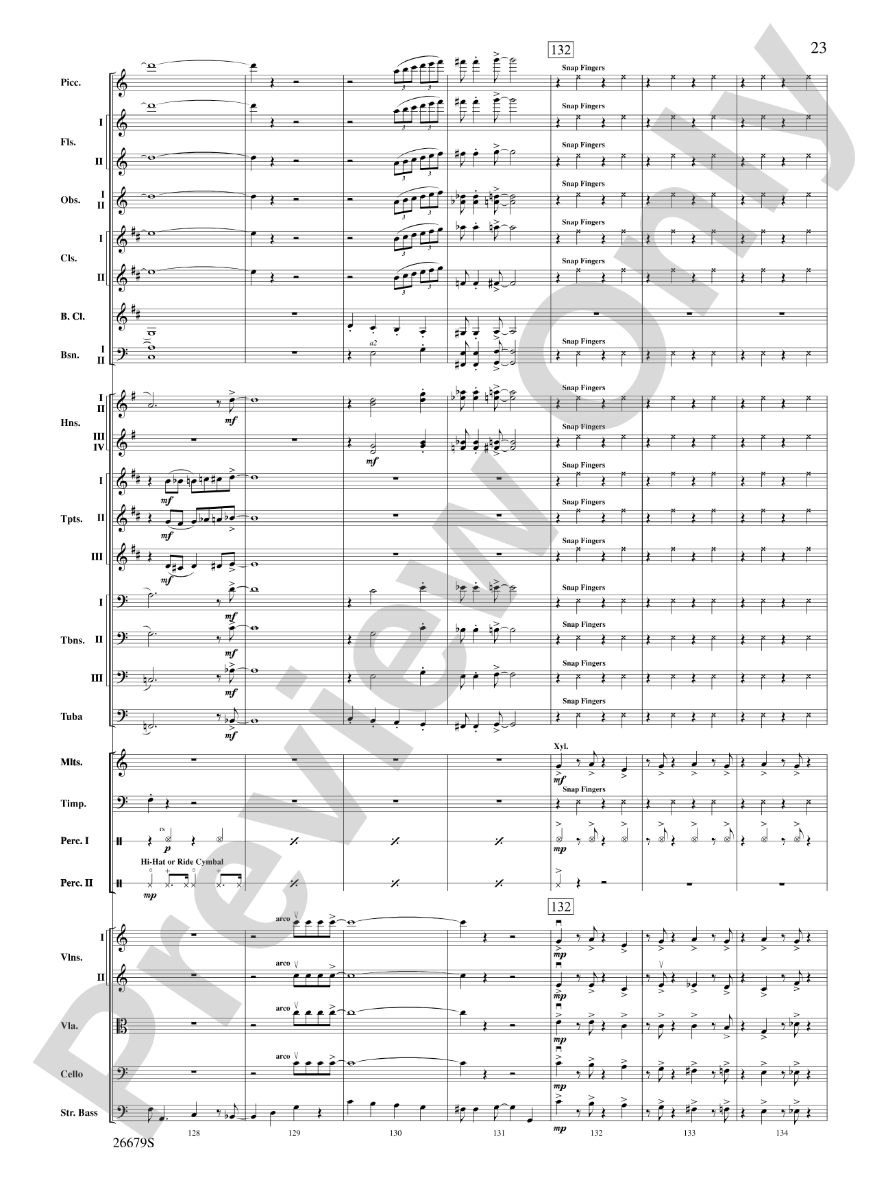 Cole Porter Salute: Full Orchestra Conductor Score & Parts