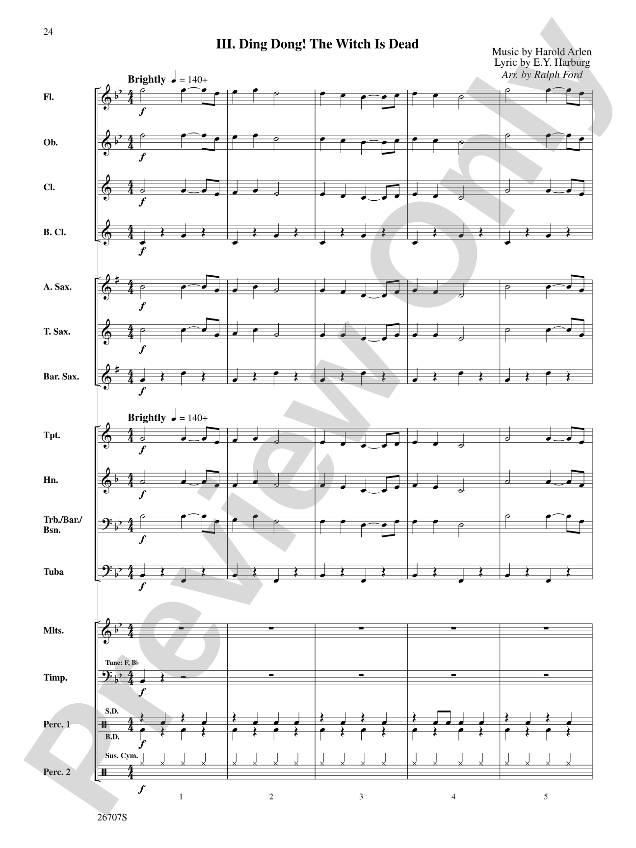 The Wizard of Oz: Score