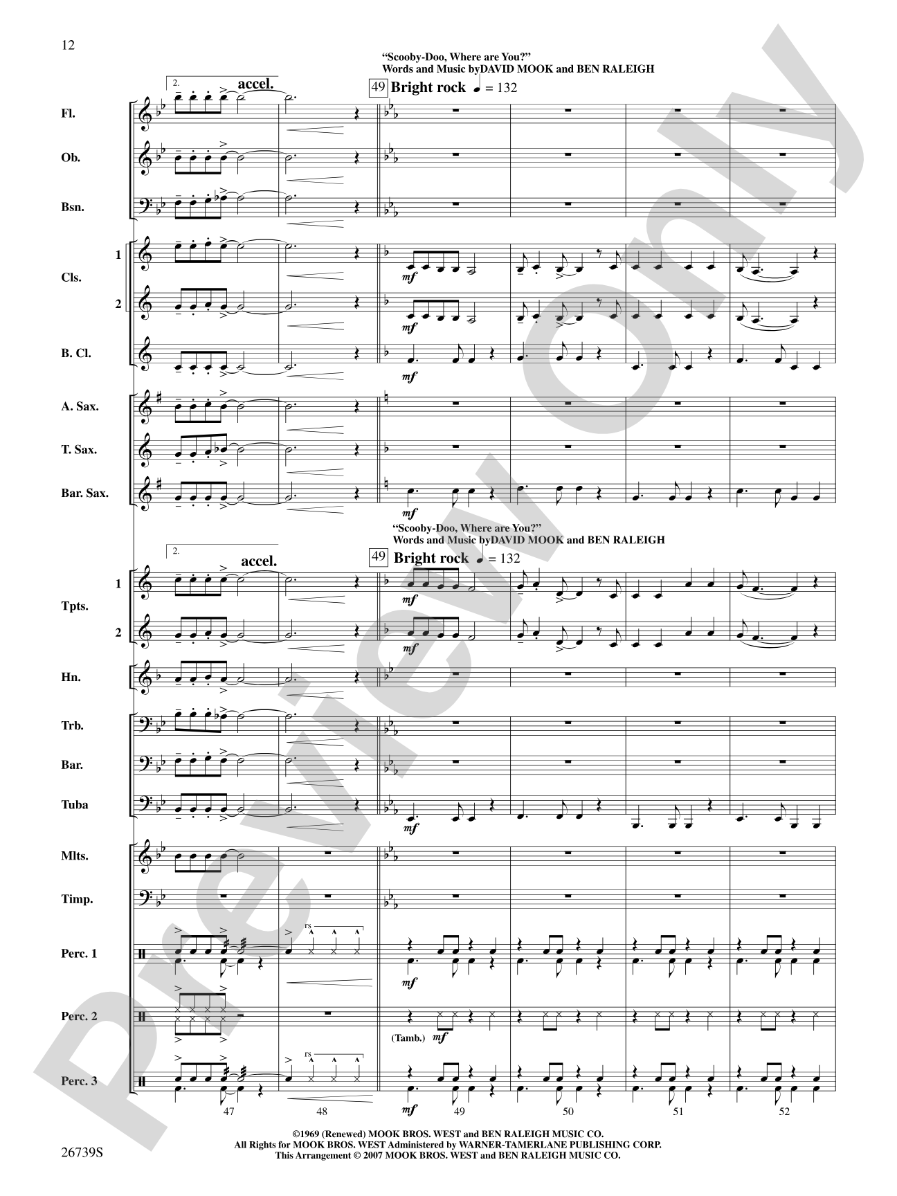 A Rockin' Halloween: Score