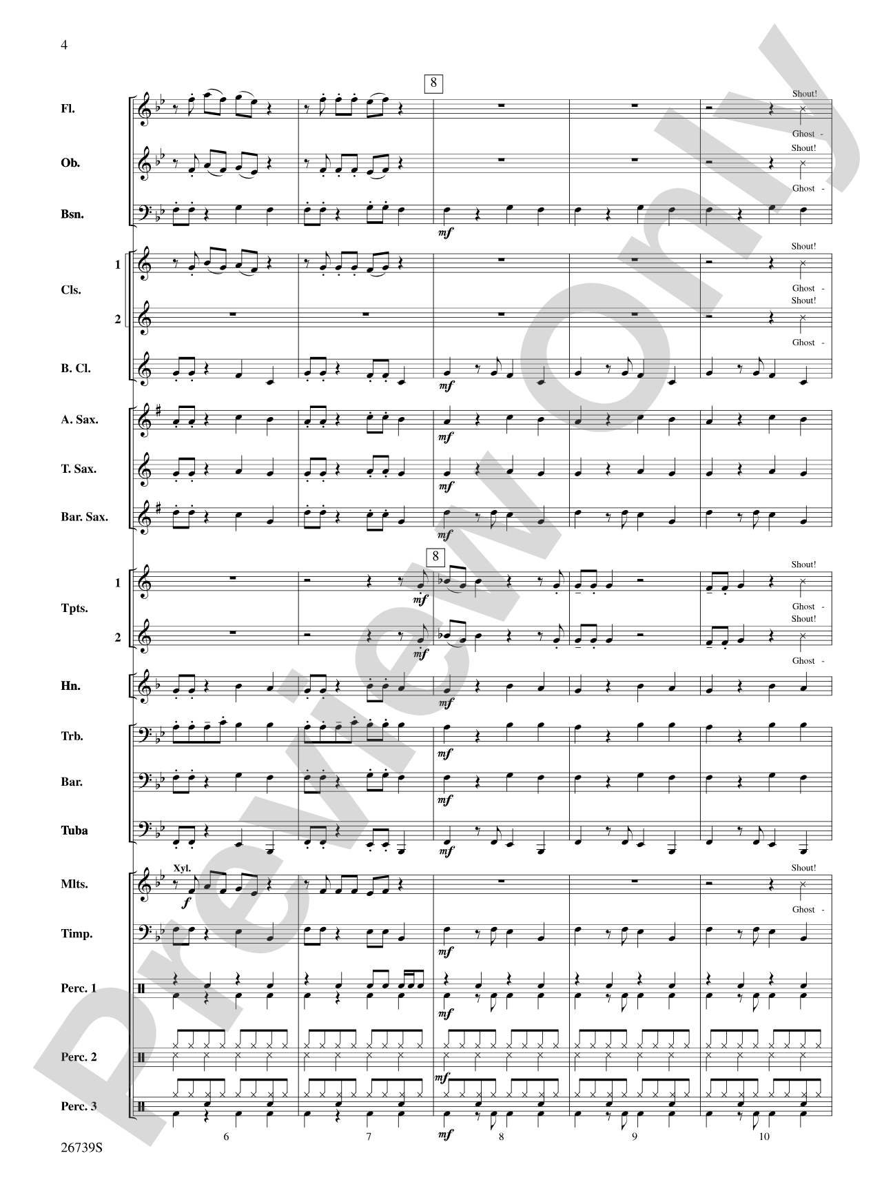 A Rockin' Halloween: Score