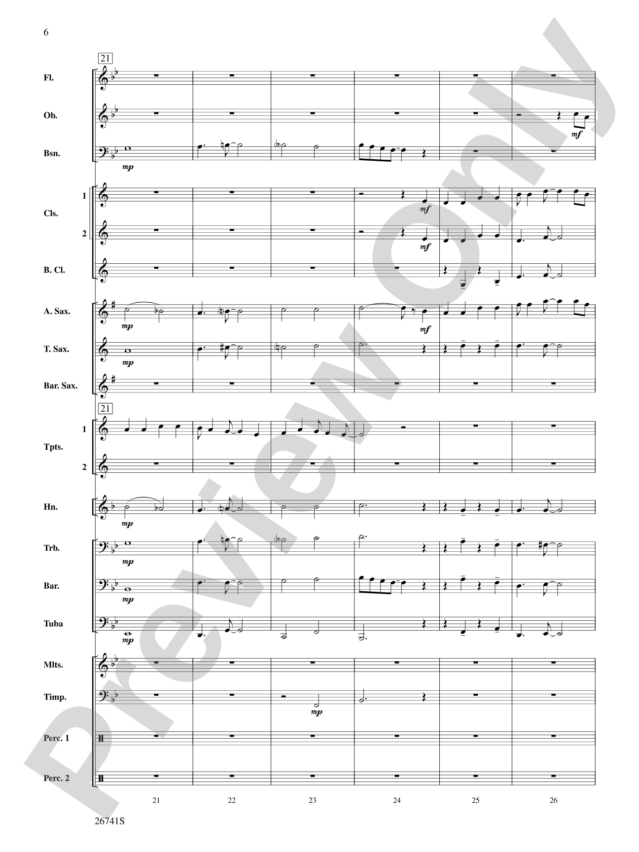 Rockin' with Frosty: Concert Band Conductor Score & Parts