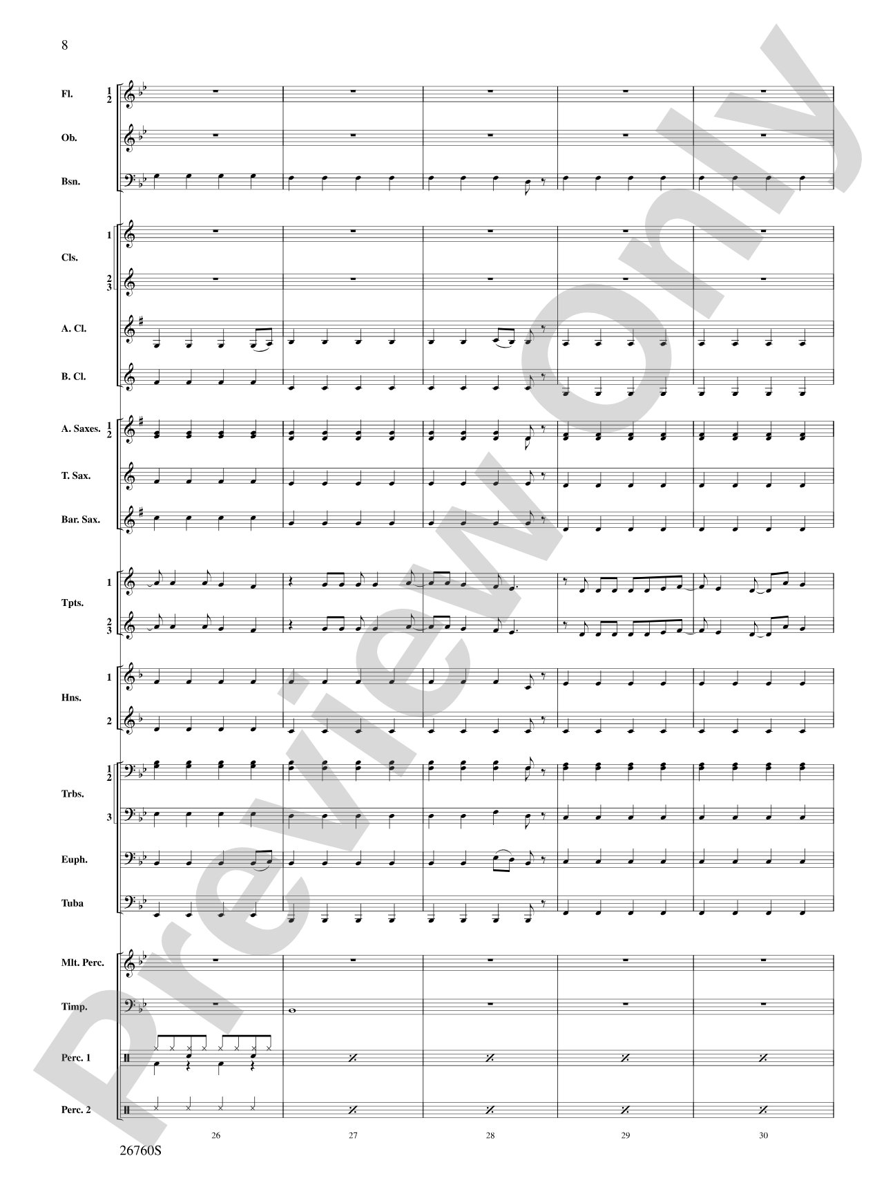 The Best of Green Day: Concert Band Conductor Score & Parts