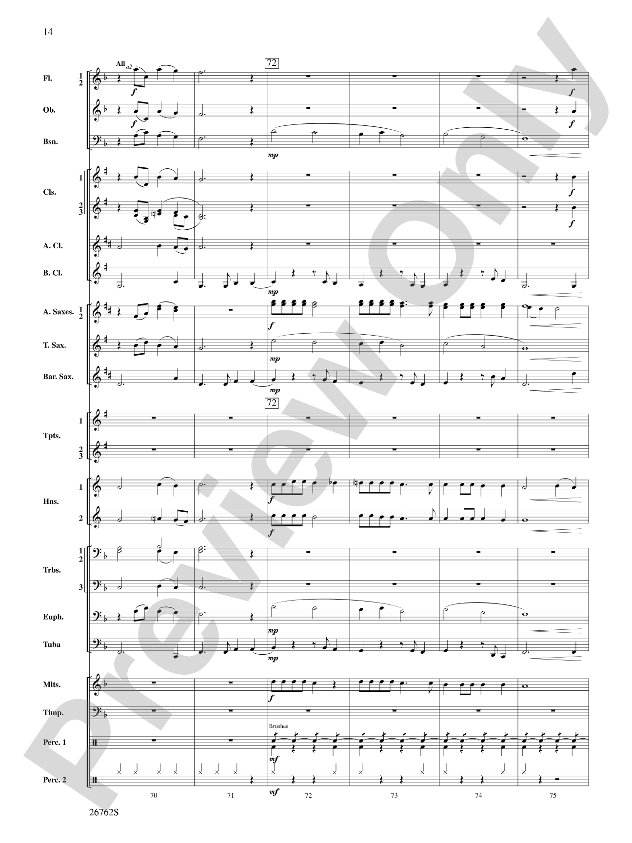 Rainbows: Concert Band Conductor Score & Parts