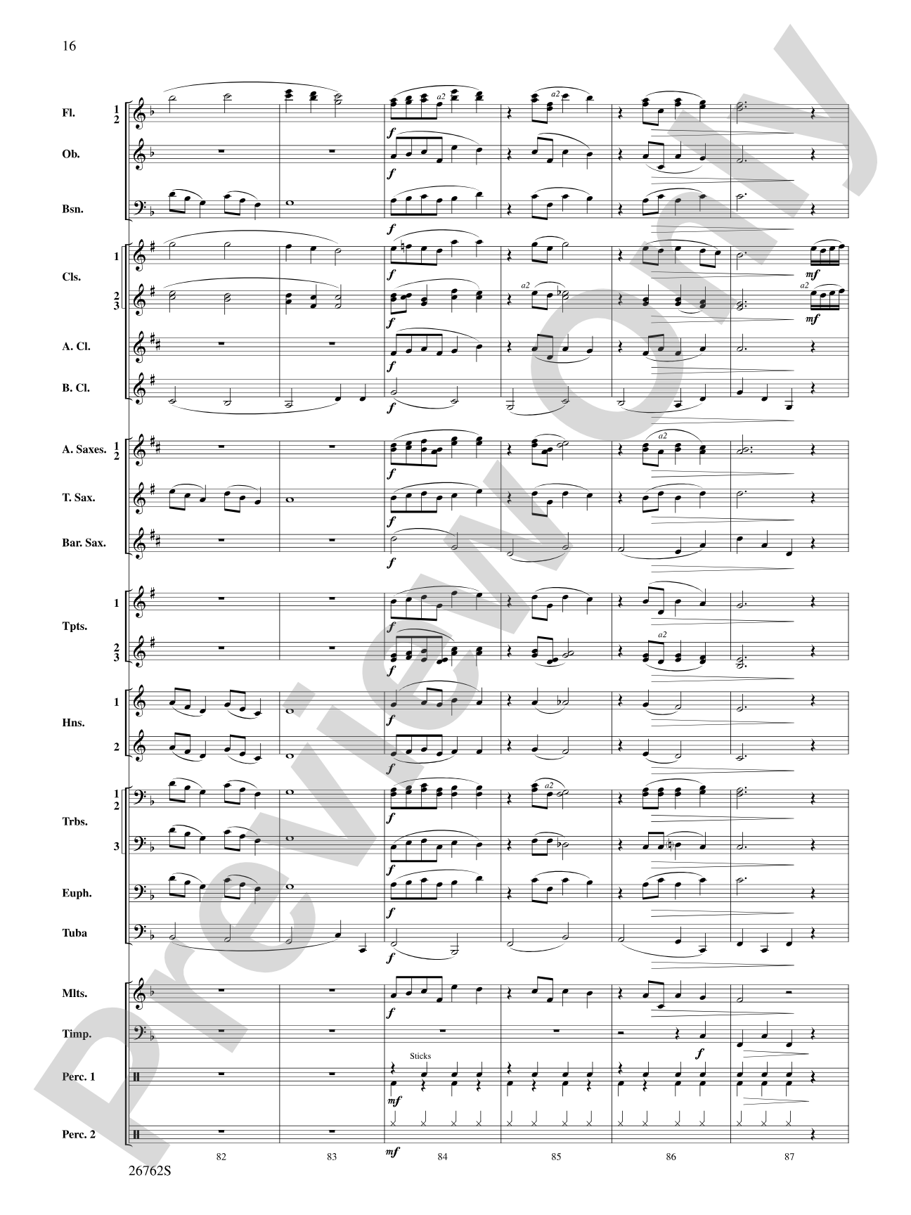 Rainbows: Concert Band Conductor Score & Parts