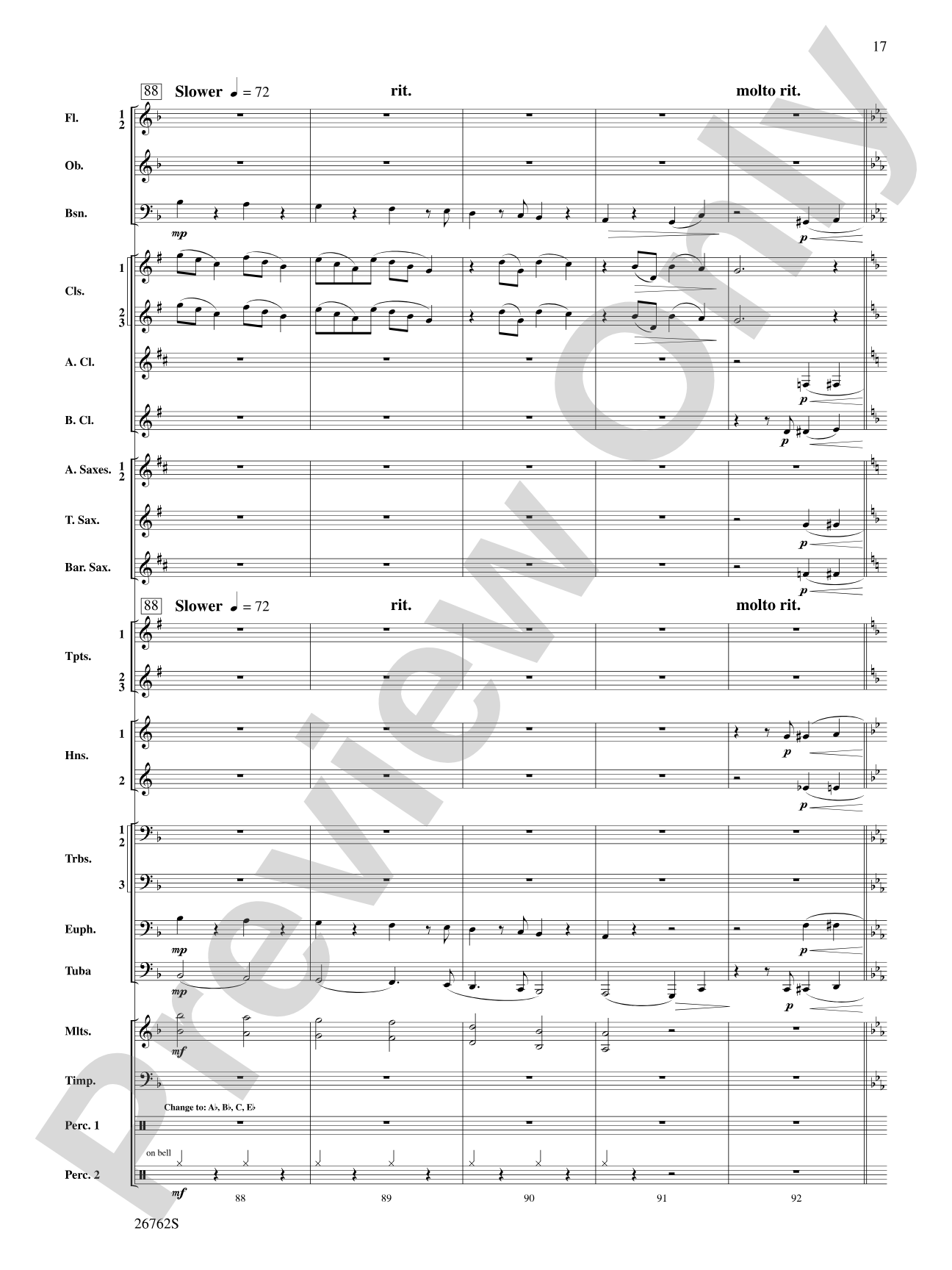 Rainbows: Concert Band Conductor Score & Parts