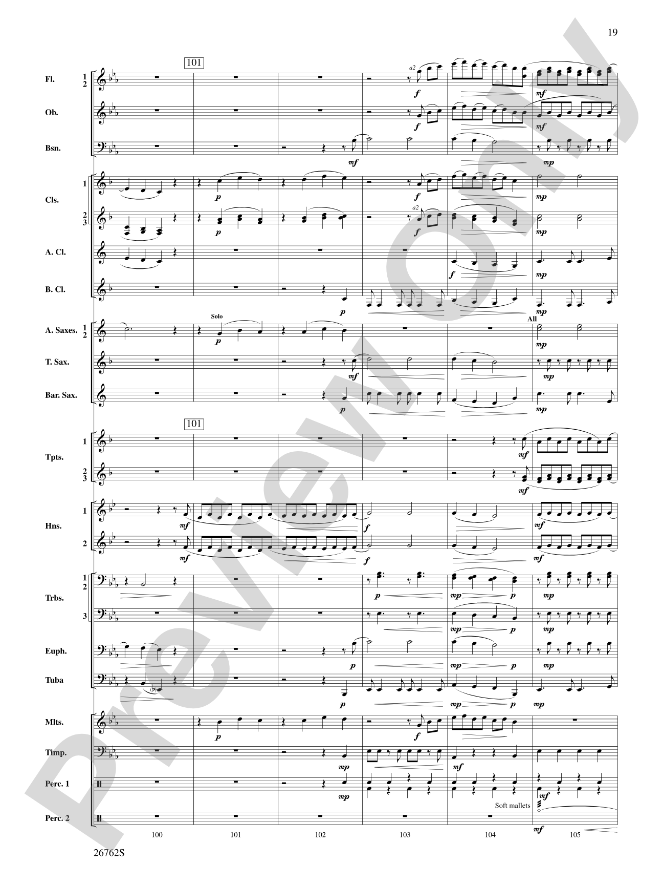 Rainbows: Concert Band Conductor Score & Parts