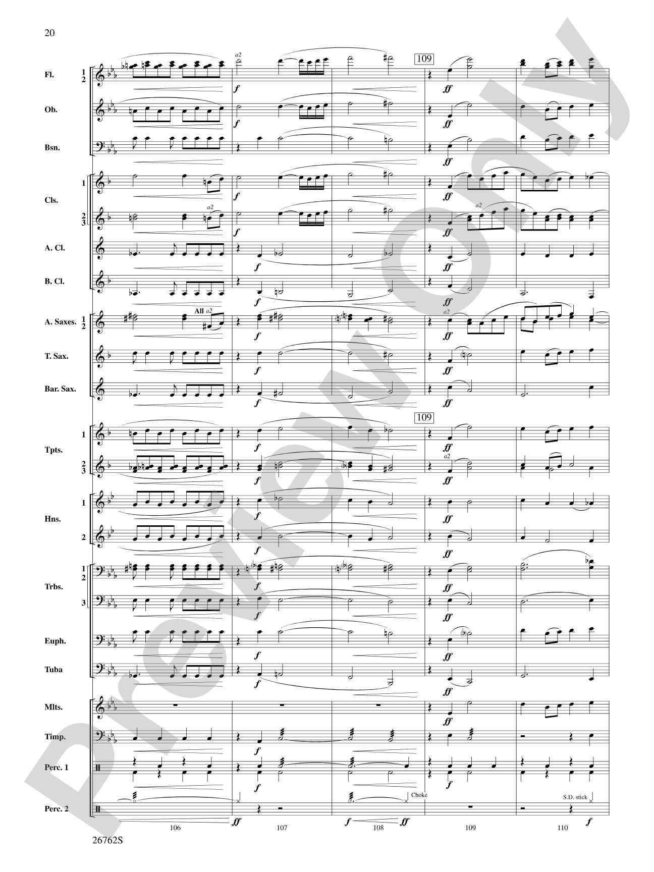 Rainbows: Concert Band Conductor Score & Parts
