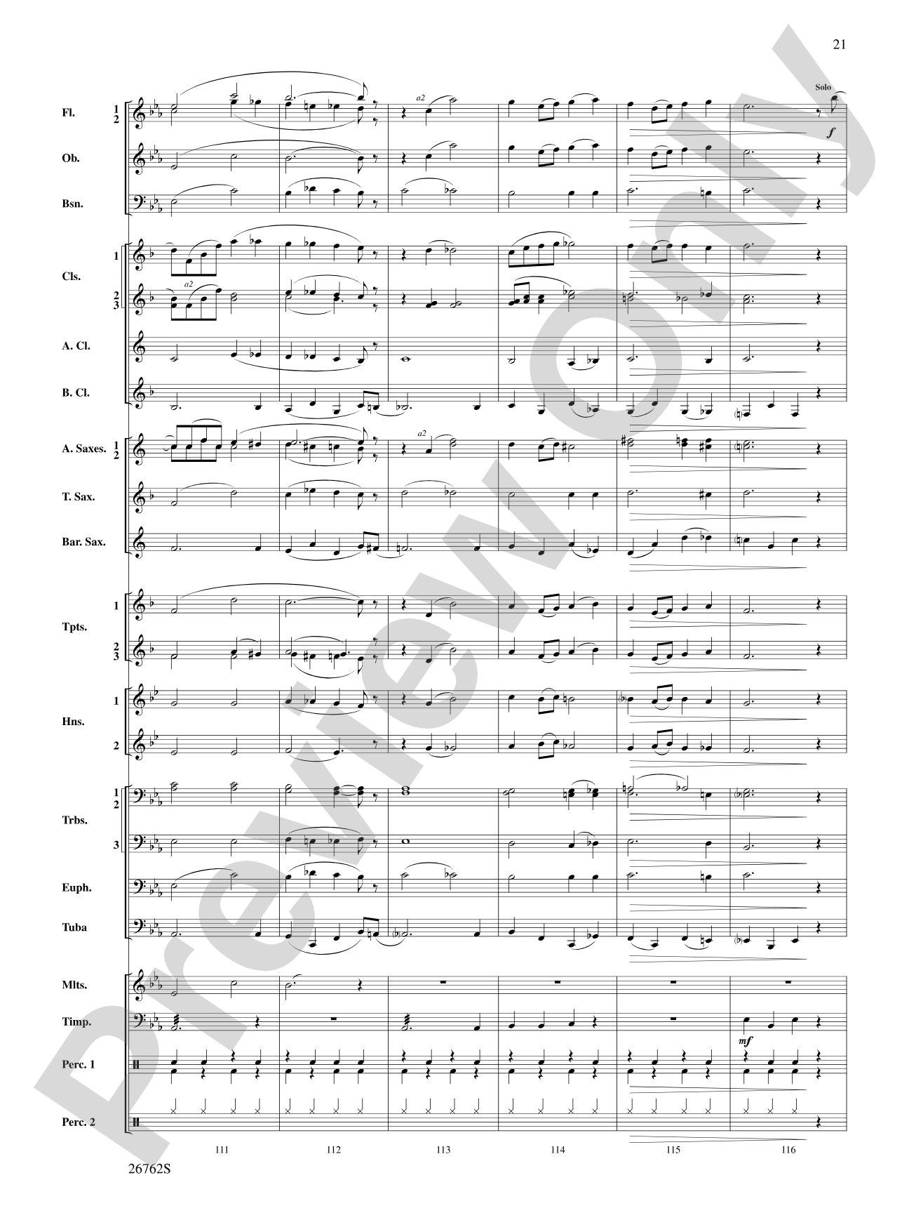 Rainbows: Concert Band Conductor Score & Parts