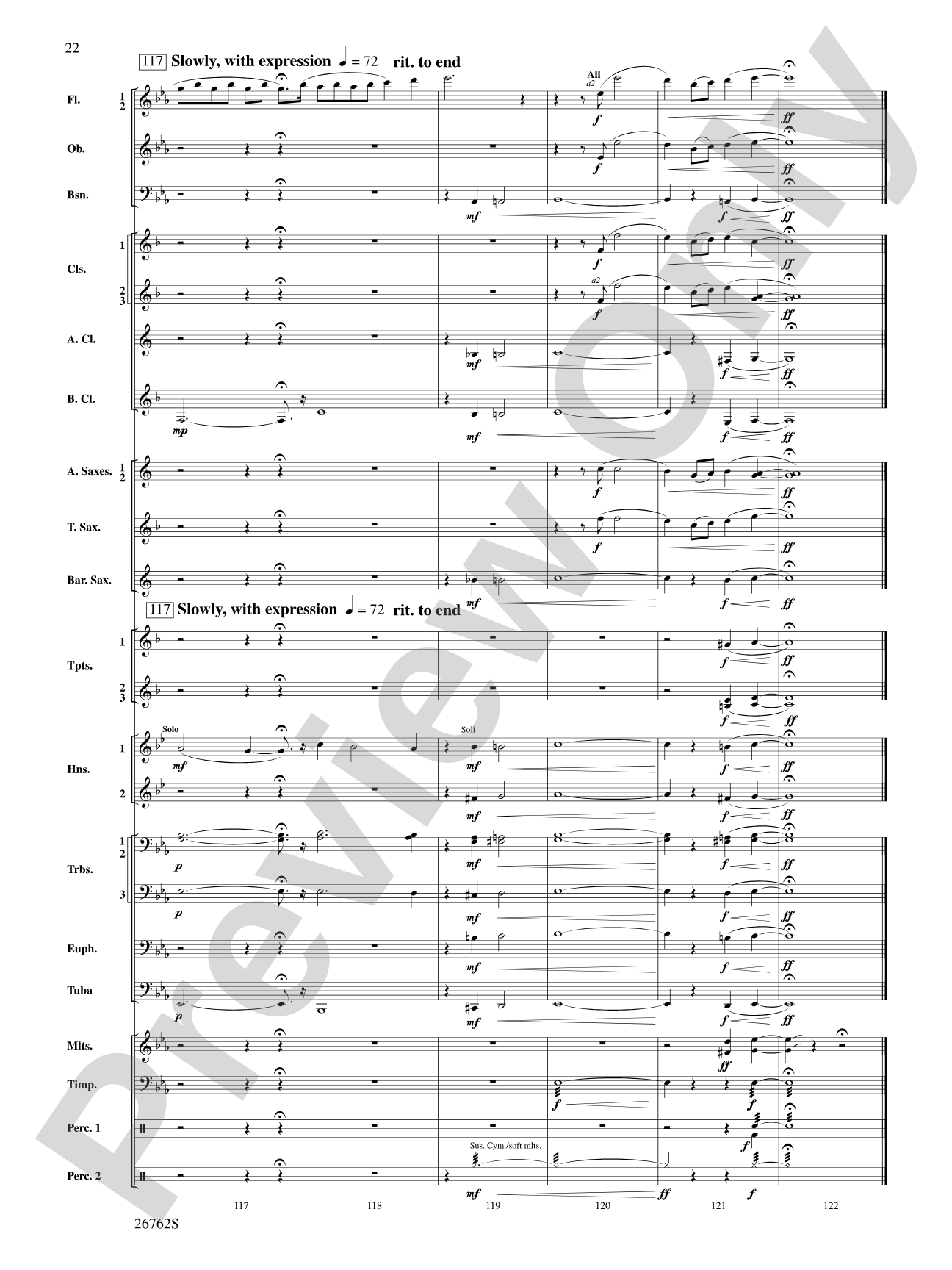 Rainbows: Concert Band Conductor Score & Parts