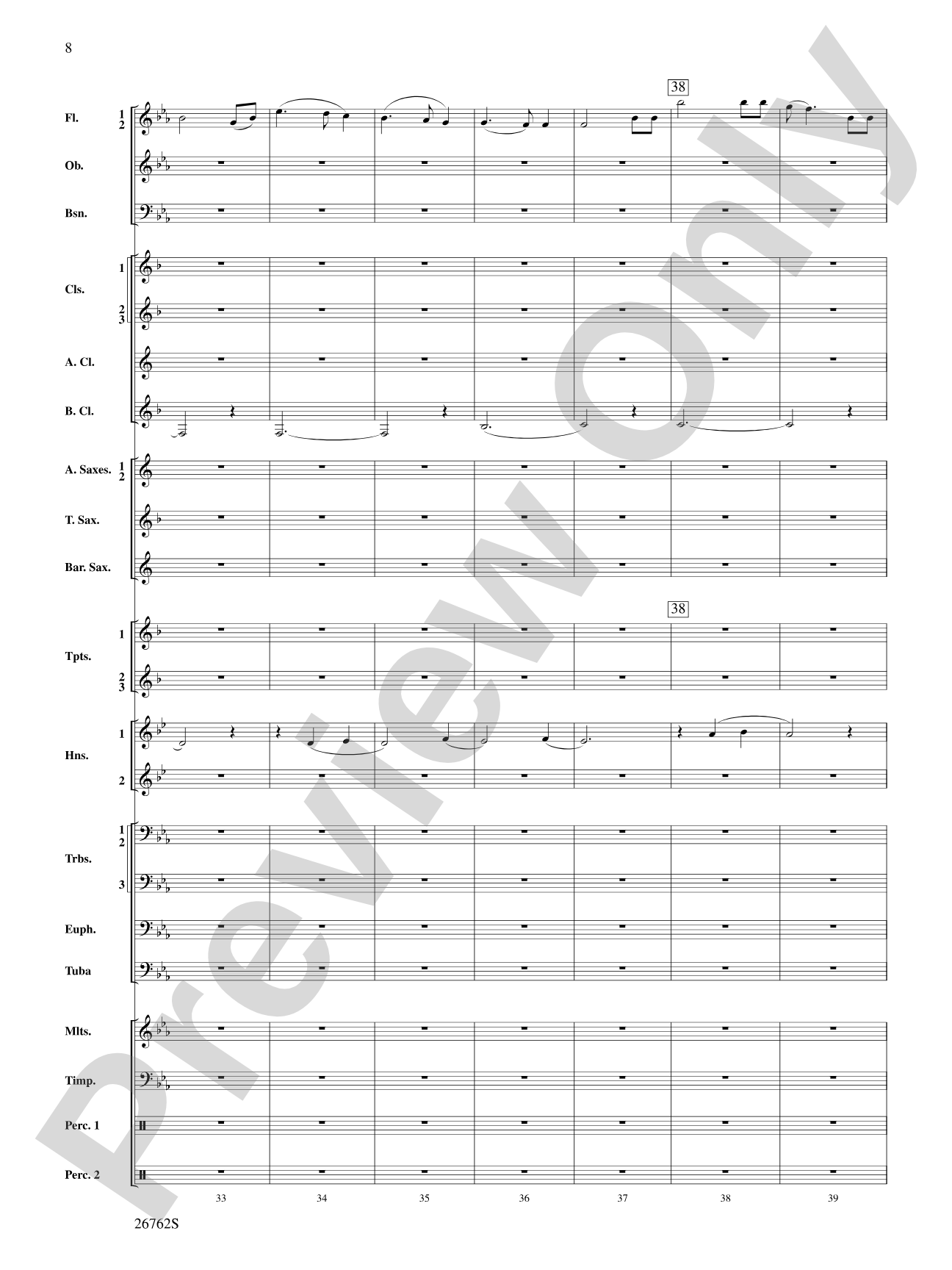 Rainbows: Concert Band Conductor Score & Parts