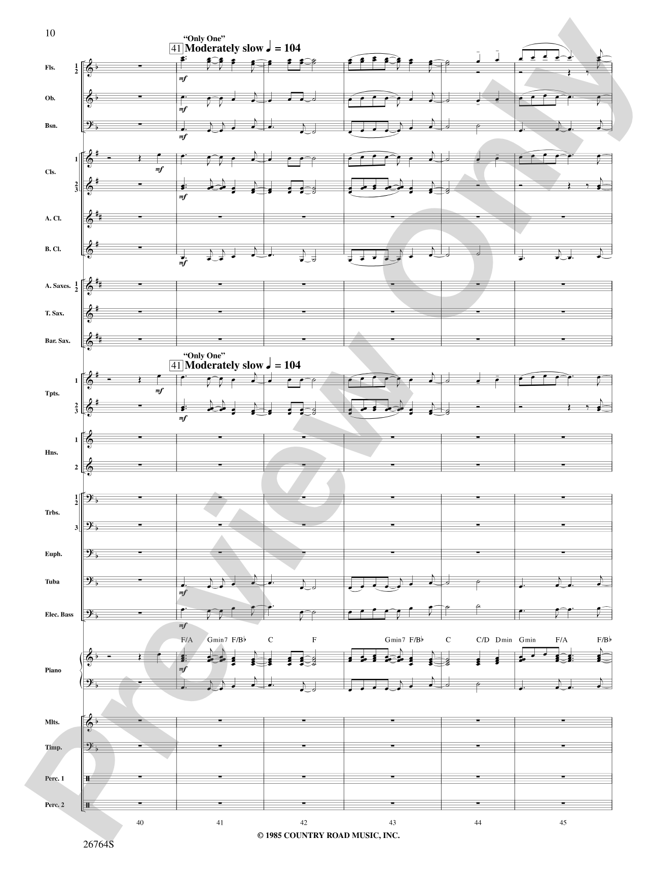 James Taylor in Concert: Score