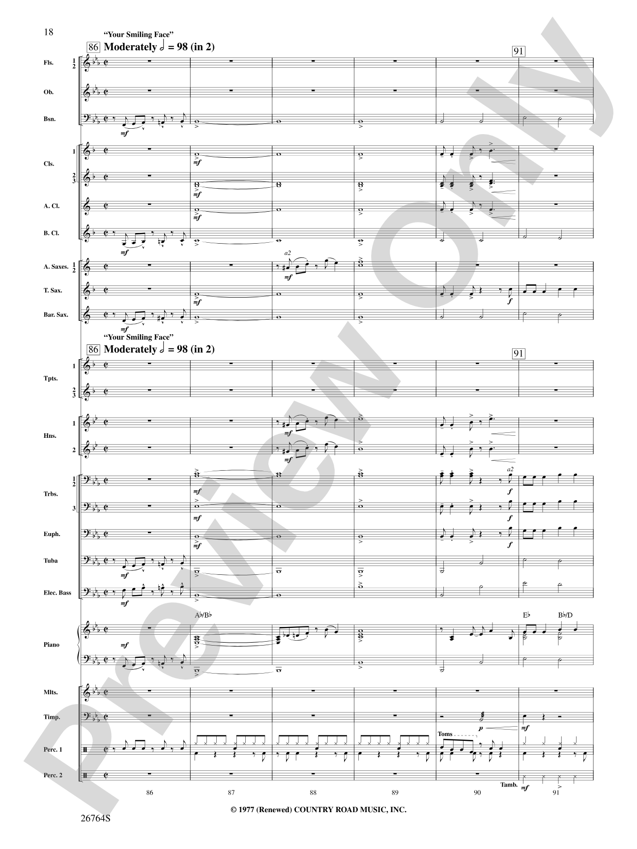 James Taylor in Concert: Score