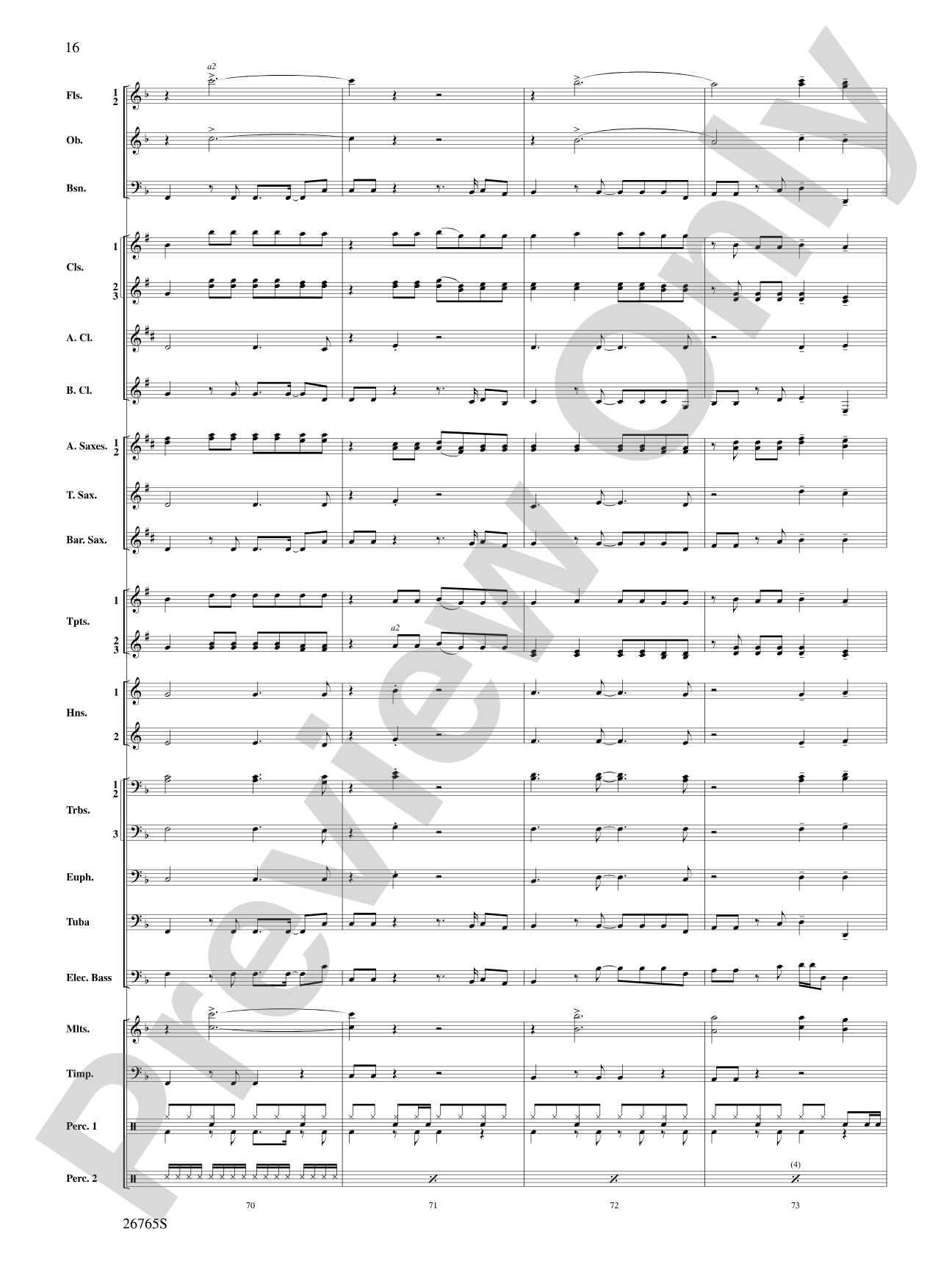 Madonna: A Concert Tour: Concert Band Conductor Score & Parts
