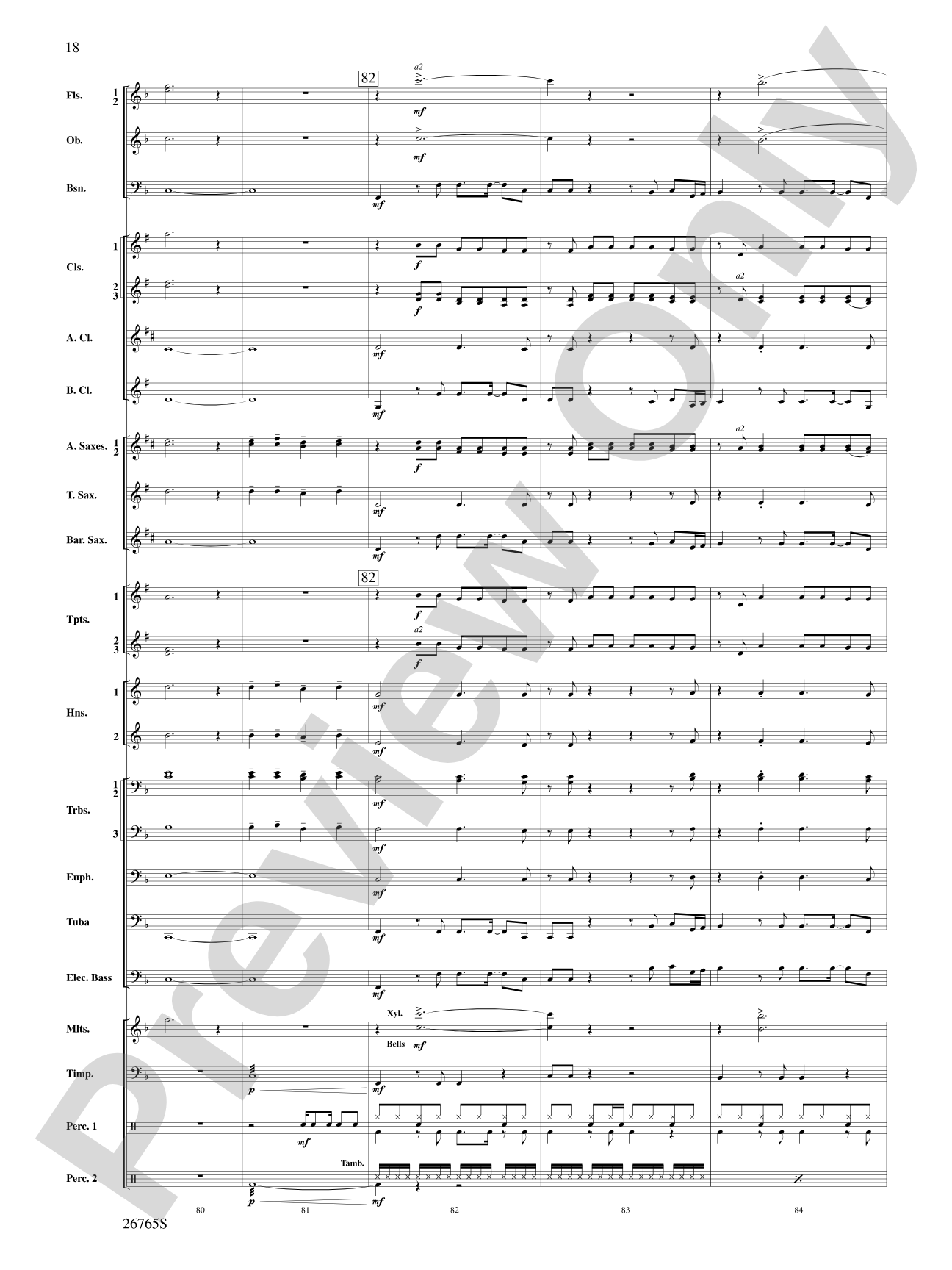 Madonna: A Concert Tour: Concert Band Conductor Score & Parts