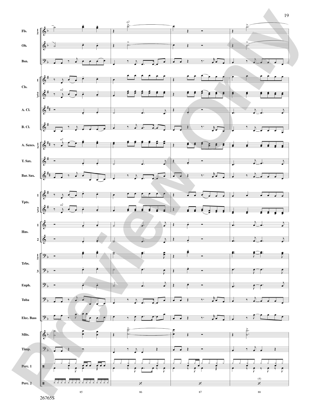 Madonna: A Concert Tour: Concert Band Conductor Score & Parts